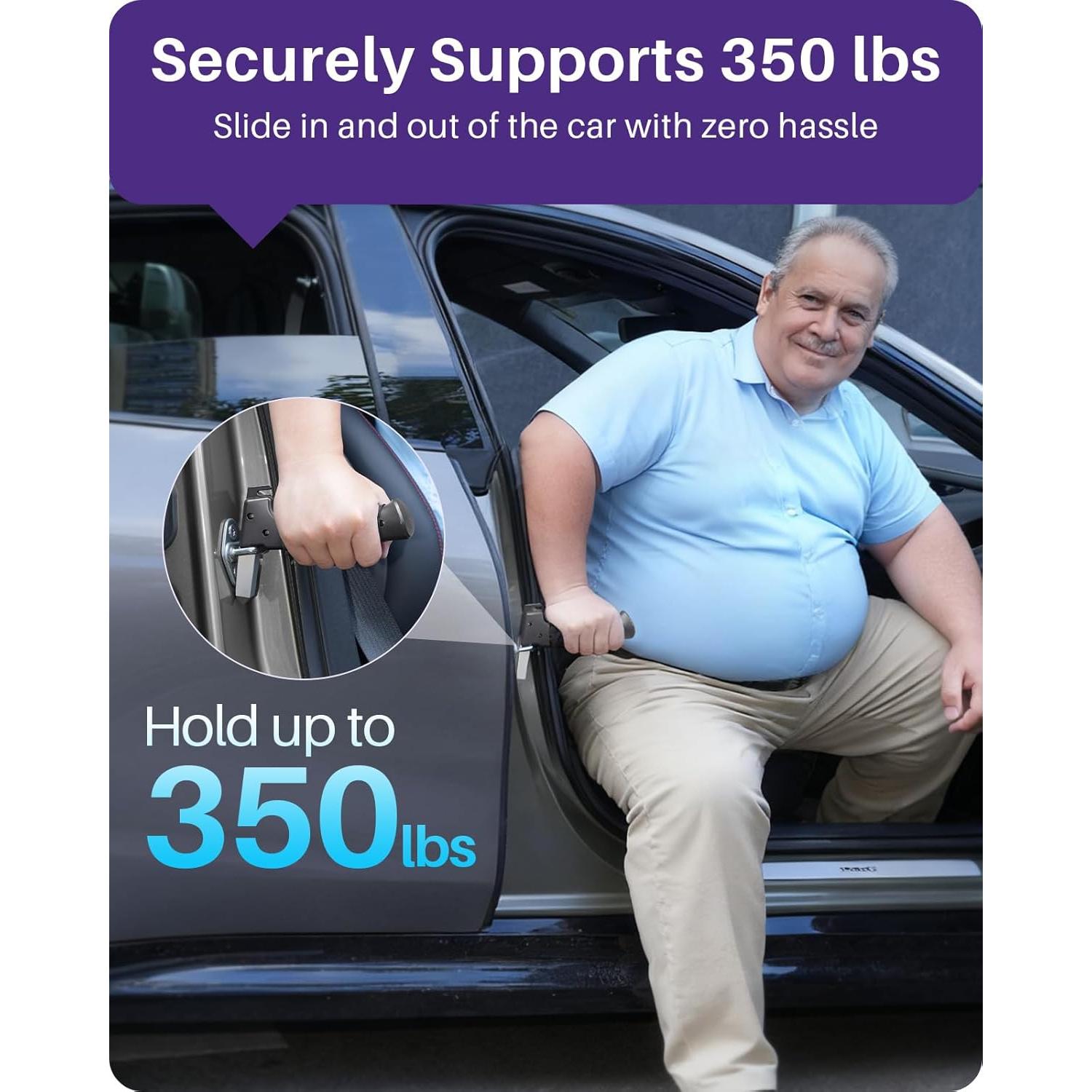 Asa de Puerta de Coche Kekoy 4 en 1 para Ancianos - Soporte y Seguridad