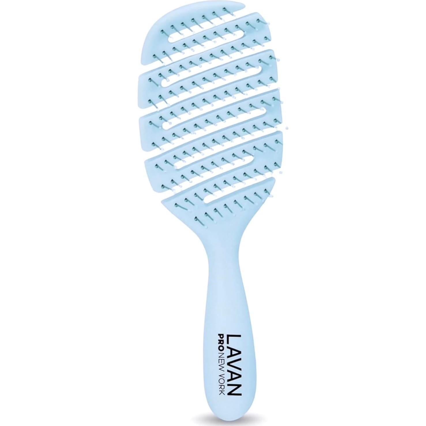 Cepillo Desenredante Flexible LAVANPRO Azul Bebé 25.5cm