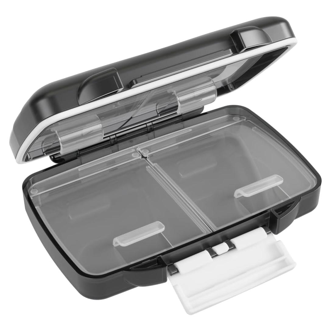 Estuche para Pastillas EZY DOSE Negro a Prueba de Humedad