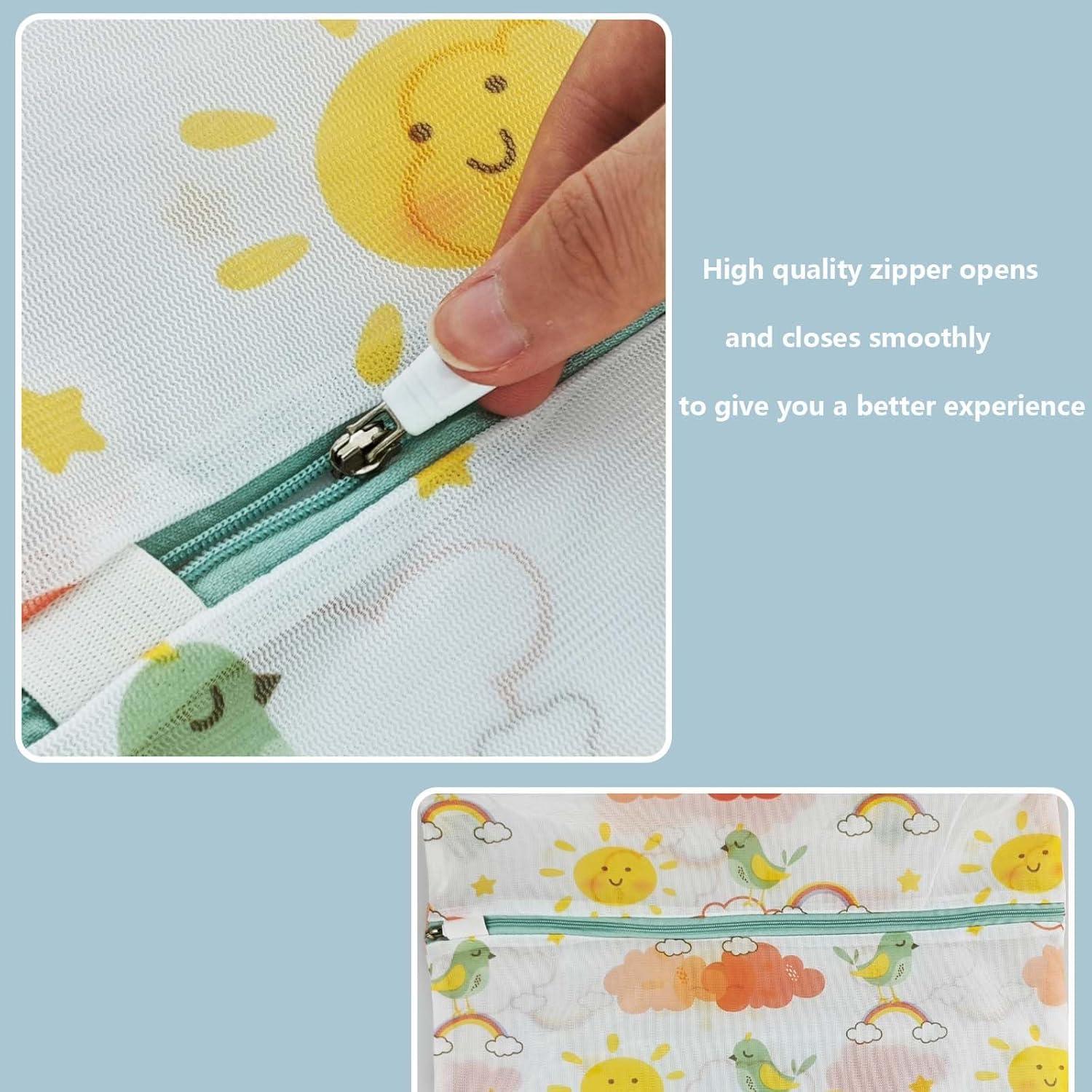 Juego de 6 Bolsas de Lavandería de Malla GRSECPO - XL, L, M, S, Cilíndrica, Sujetador