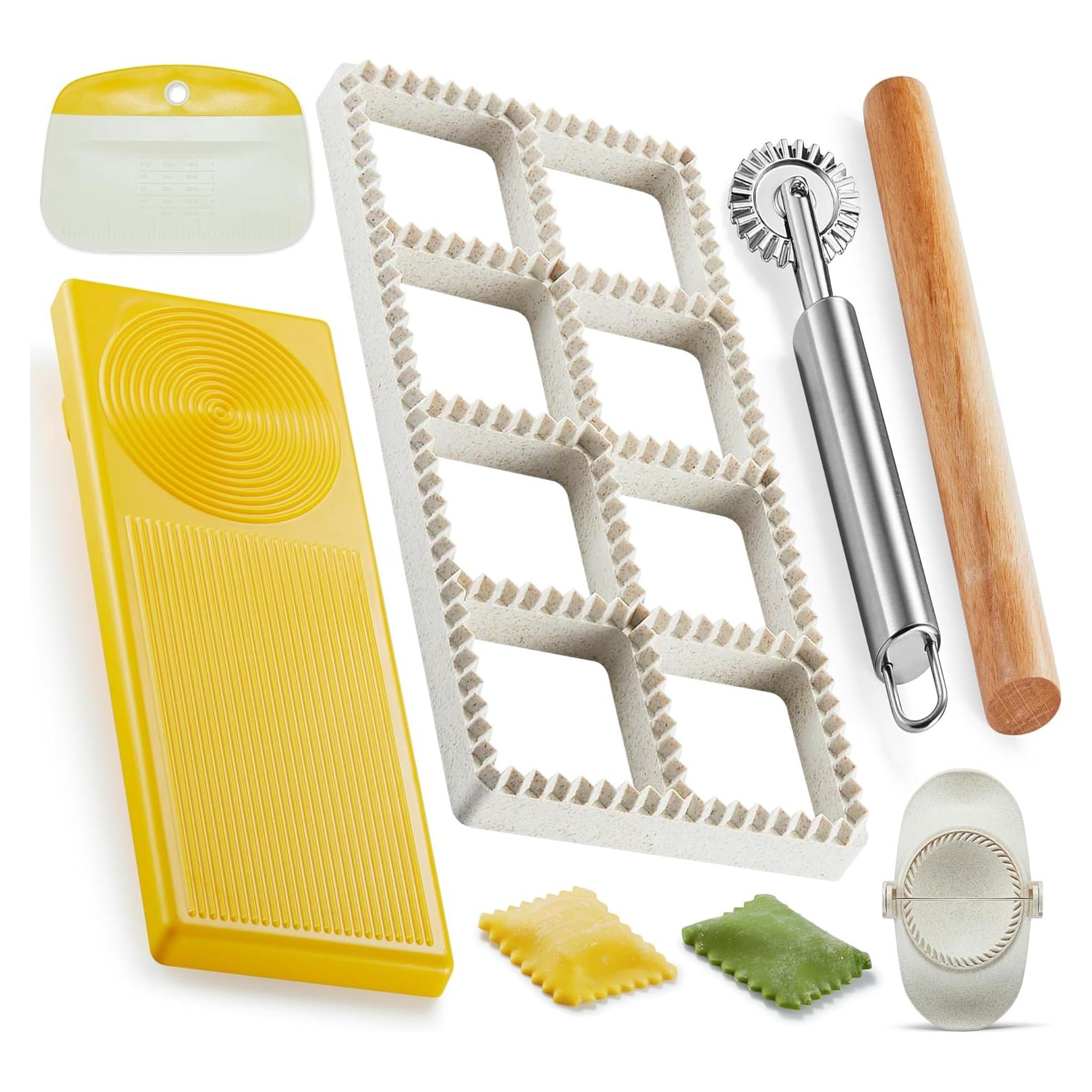 Prensa de Ravioli MUMSUNG con Rodillo y Tabla de Gnocchi