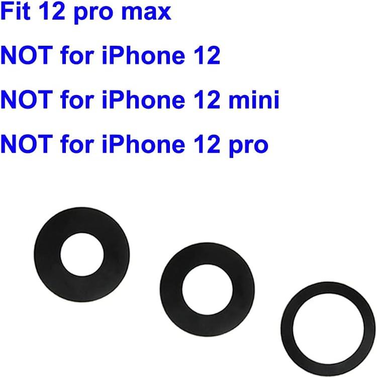 Lente de Cámara Trasera Original OEM para iPhone 12 Pro Max