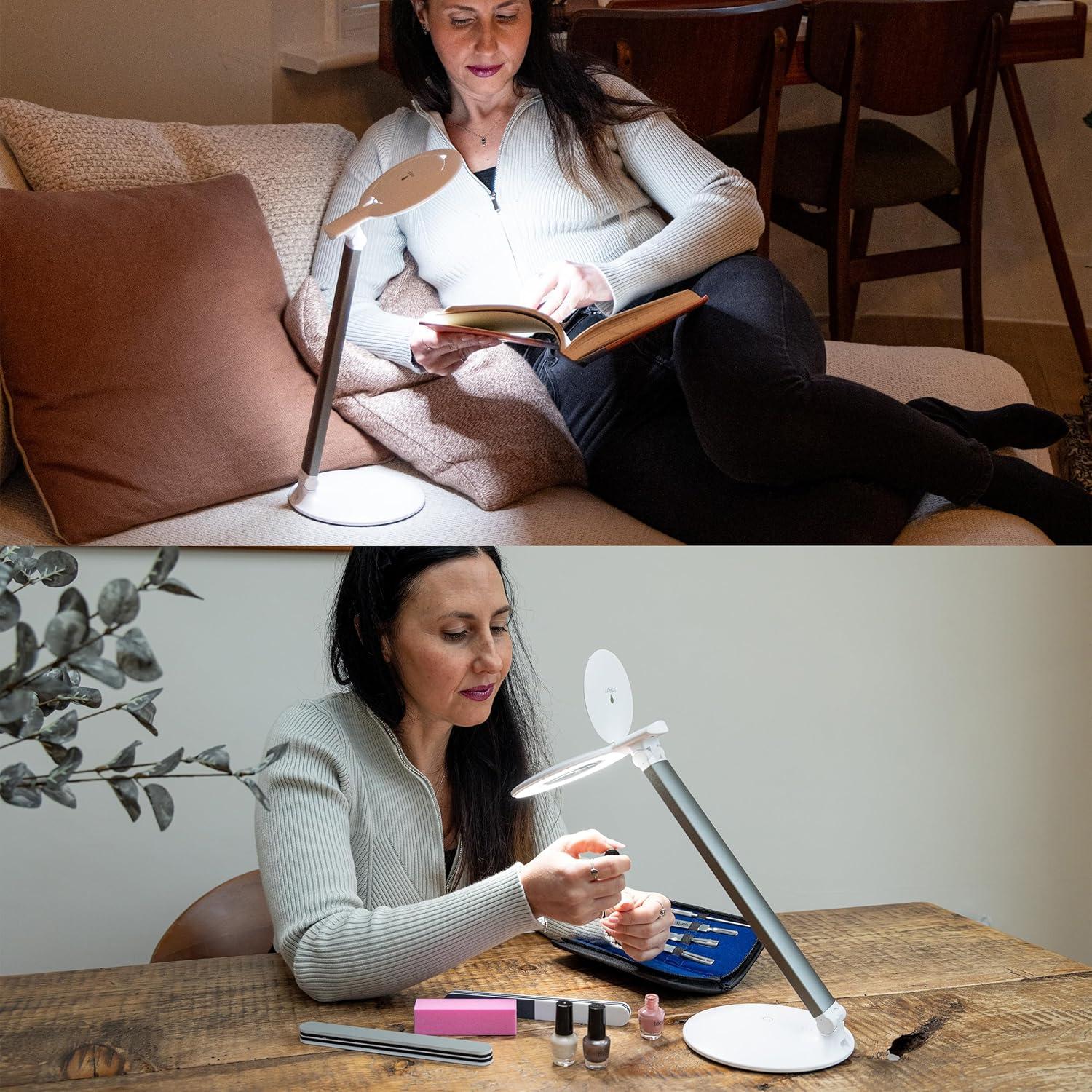 Lámpara de Aumento Recargable Daylight Halo Go 2 - 5 Dioptrías