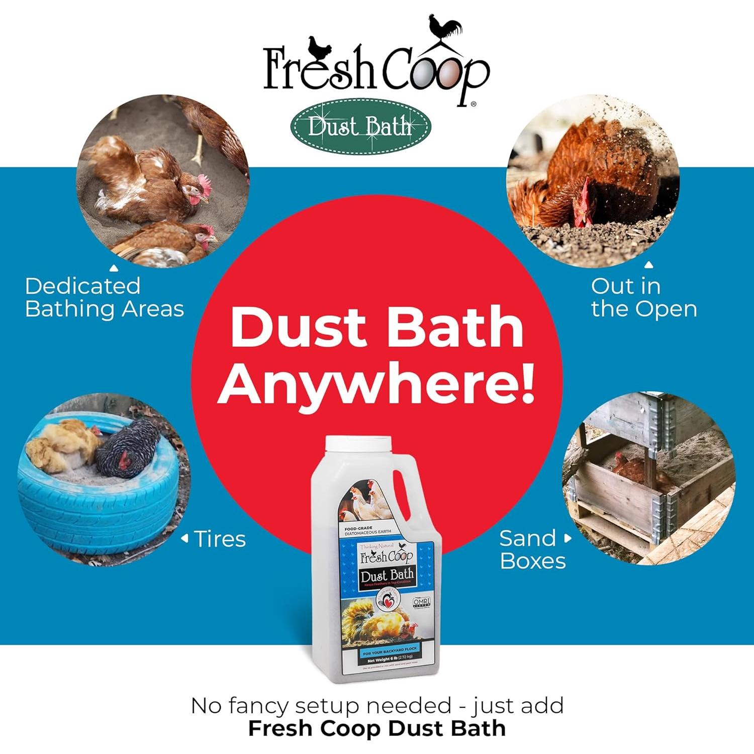 Baño de Polvo Fresh Coop Progressive Planet 2.72kg - Tierra de Diatomeas y Arcilla