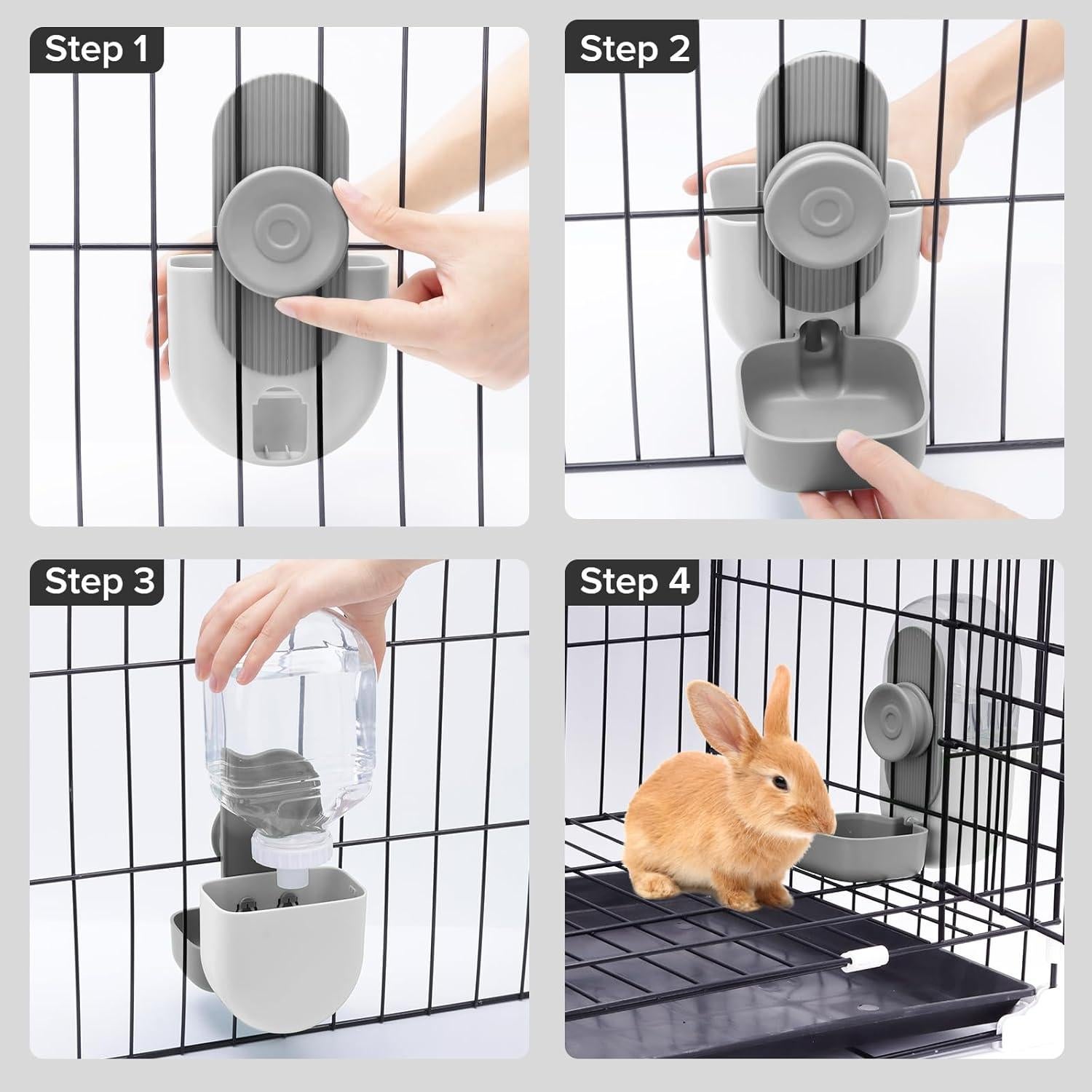 Botella de Agua Automática Kenond 800ml para Conejos y Cobayas