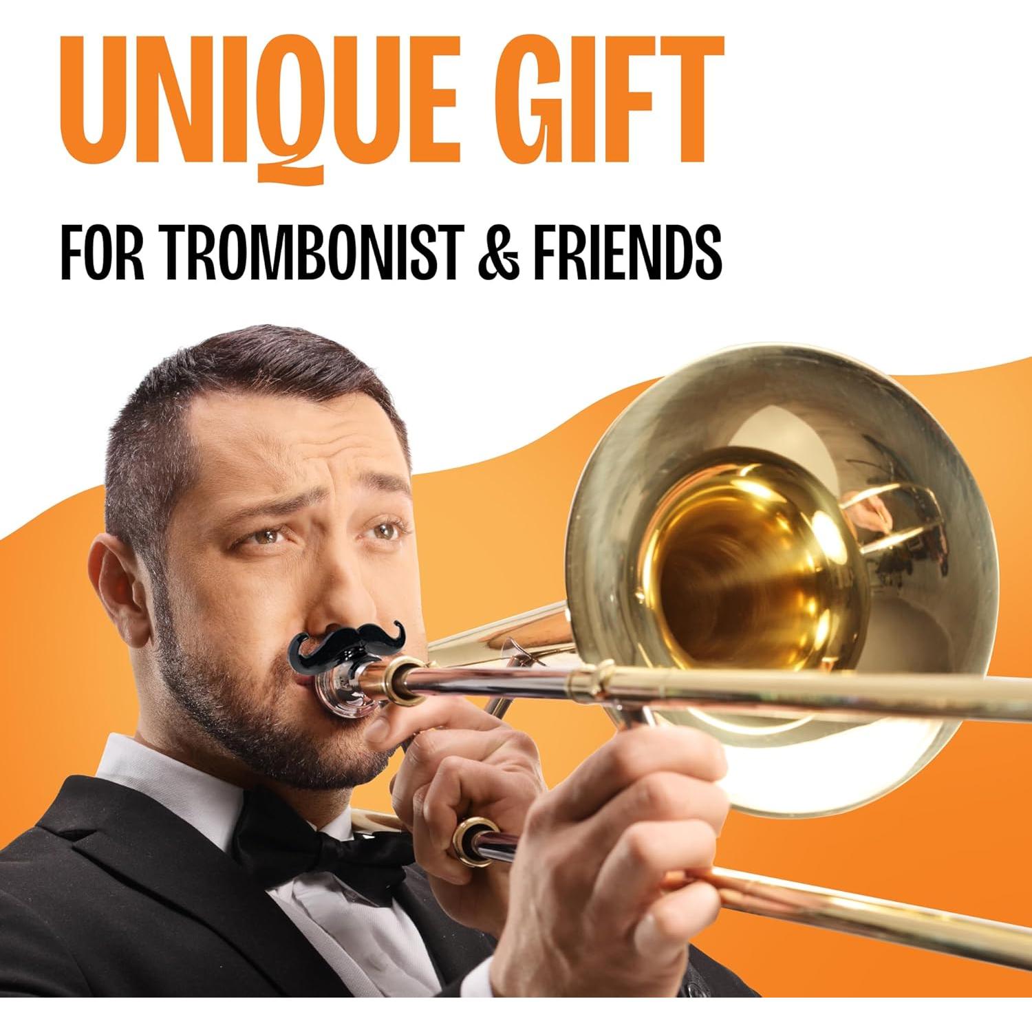 Bigote Clip-On para Trompeta Fortivo - Mango Pequeño, Negro