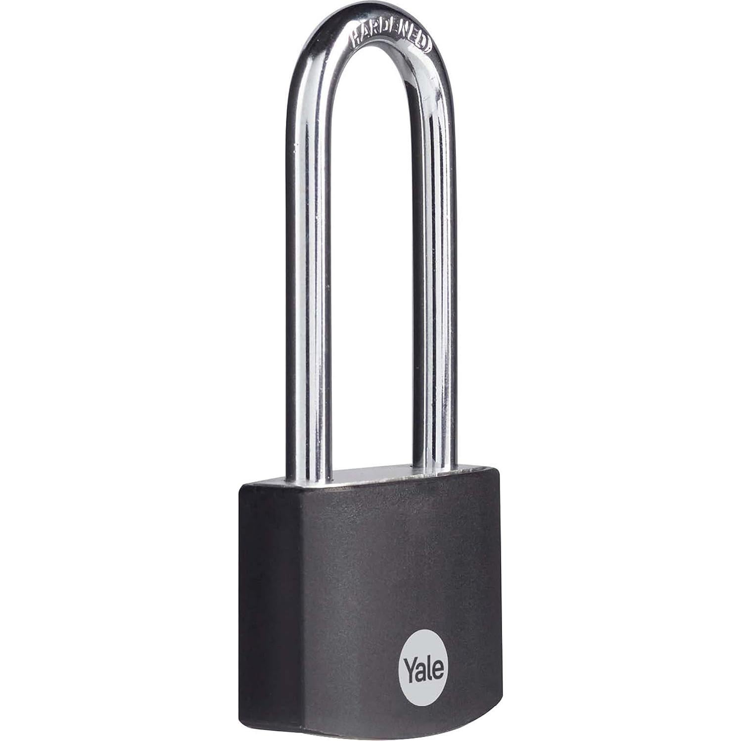 Candado Yale de Aluminio 42mm con Grillete 56mm y 3 Llaves