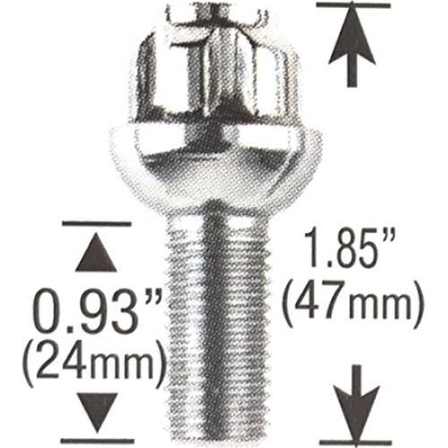Tuerca de Asiento de Bola Tuner AVN 12x1.5mm Cromada