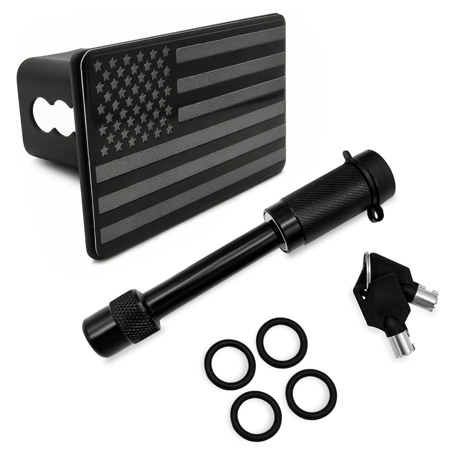 Cubierta de Enganche de Remolque Ohleats 2" Acero Negro