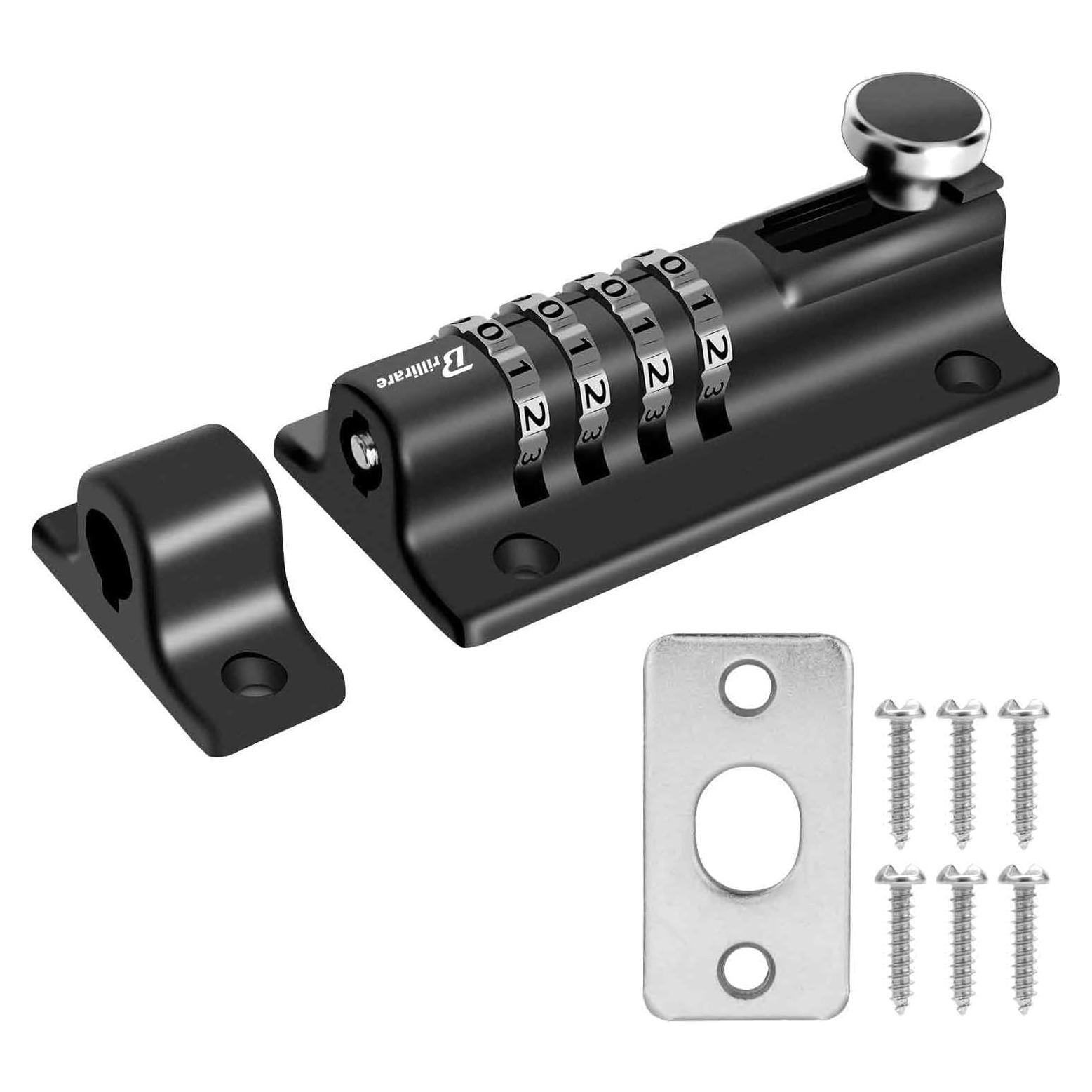 Cerradura de Combinación BRILLIRARE HD09 4 Dígitos Resistente