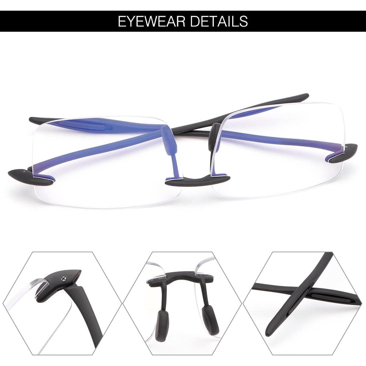 Gafas de lectura multifocal Vepiant con lentes anti luz azul