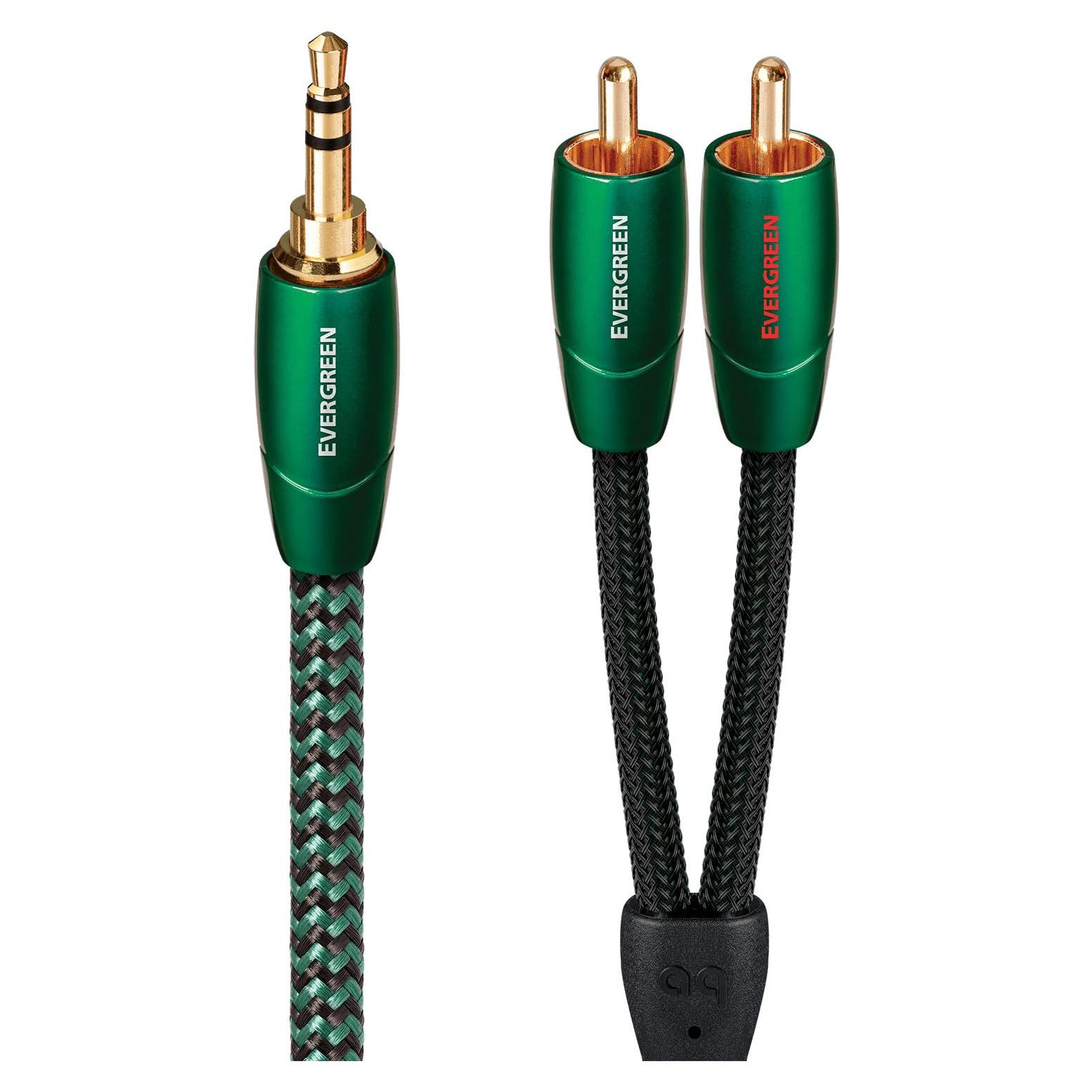 Cable de Audio 3.5mm a RCA AudioQuest Evergreen 0.6m
