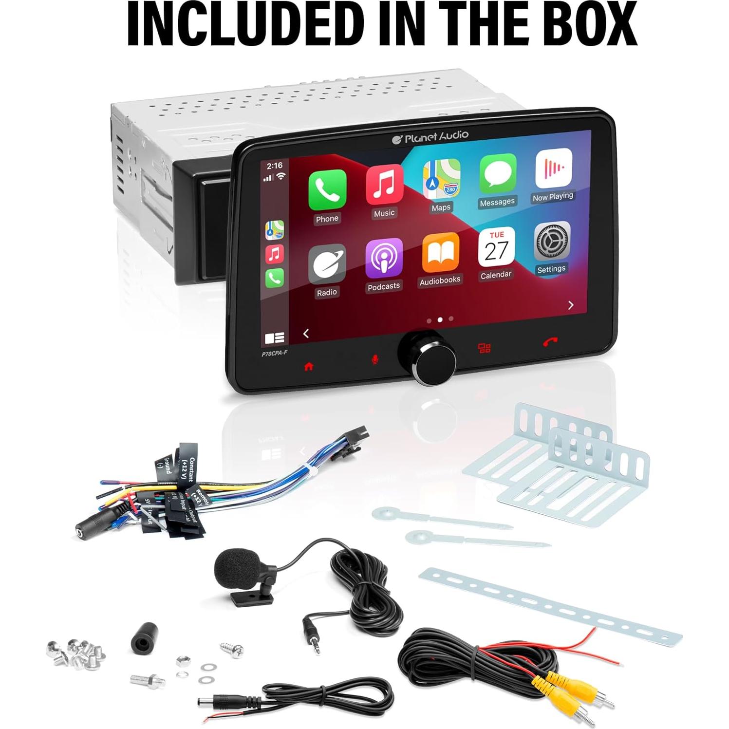 Estéreo de Coche Planet Audio P70CPA-F 7" Bluetooth CarPlay