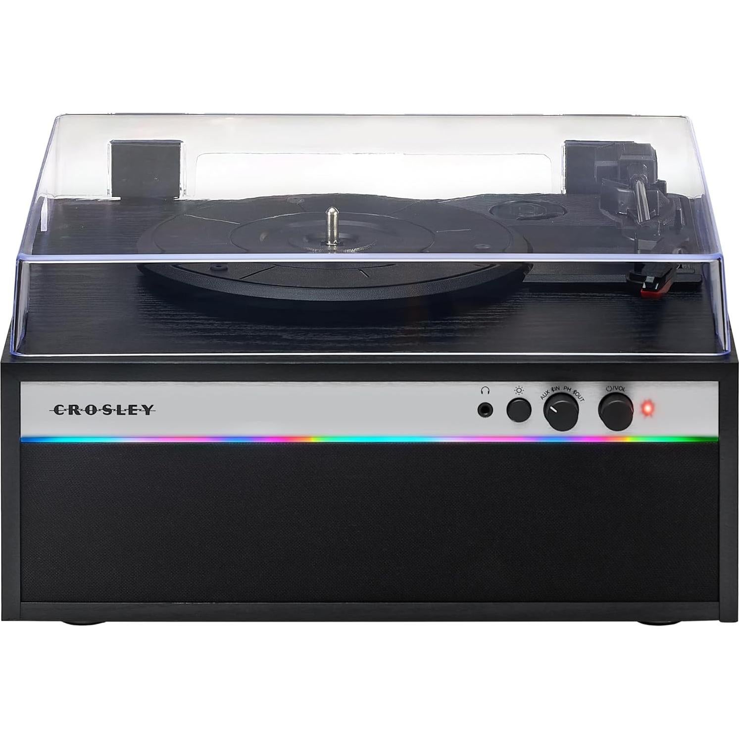 Reproductor de Vinilo Bluetooth Crosley CR6048A-BK con LED