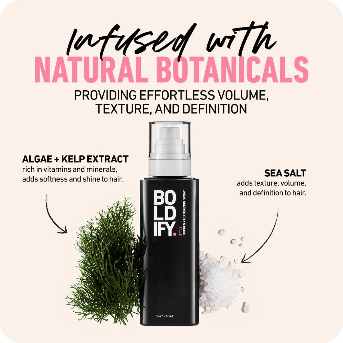 Boldify Spray Engrosador para Cabello - Volumen Instantáneo 240ml