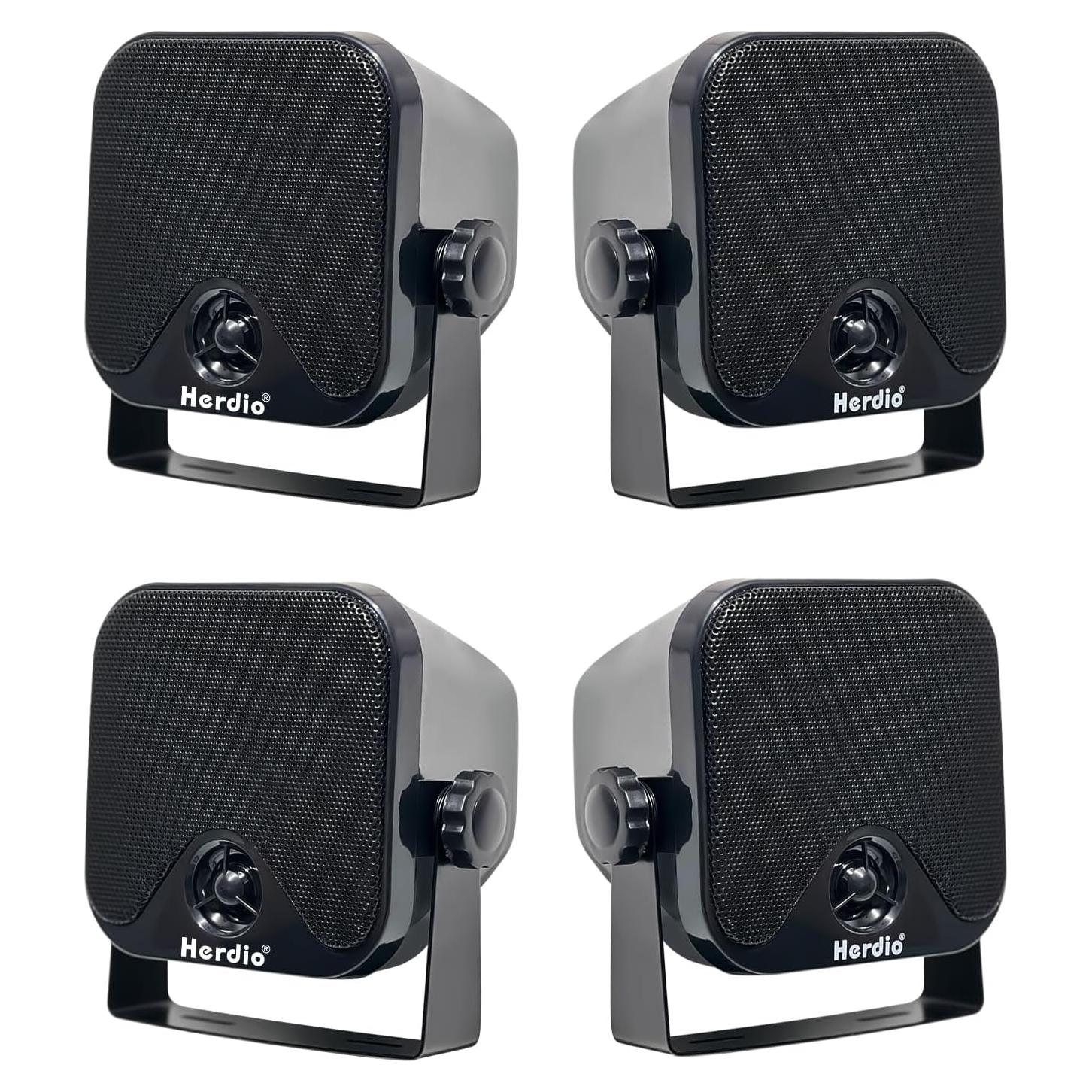 Altavoces Marinos Herdio 4" Impermeables 240W para Barco