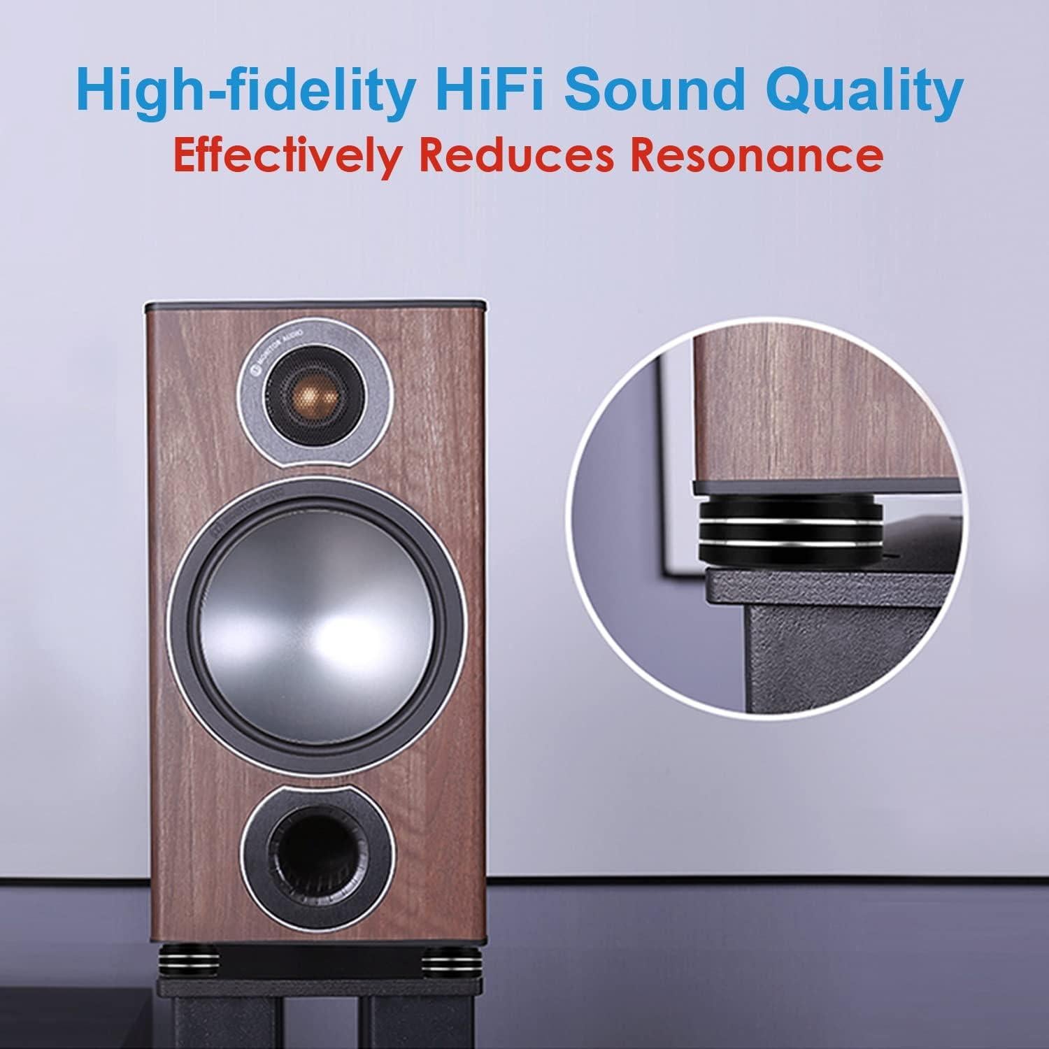 Patas de Aislación para Altavoz Audiocrast 4X Aluminio 40x20mm