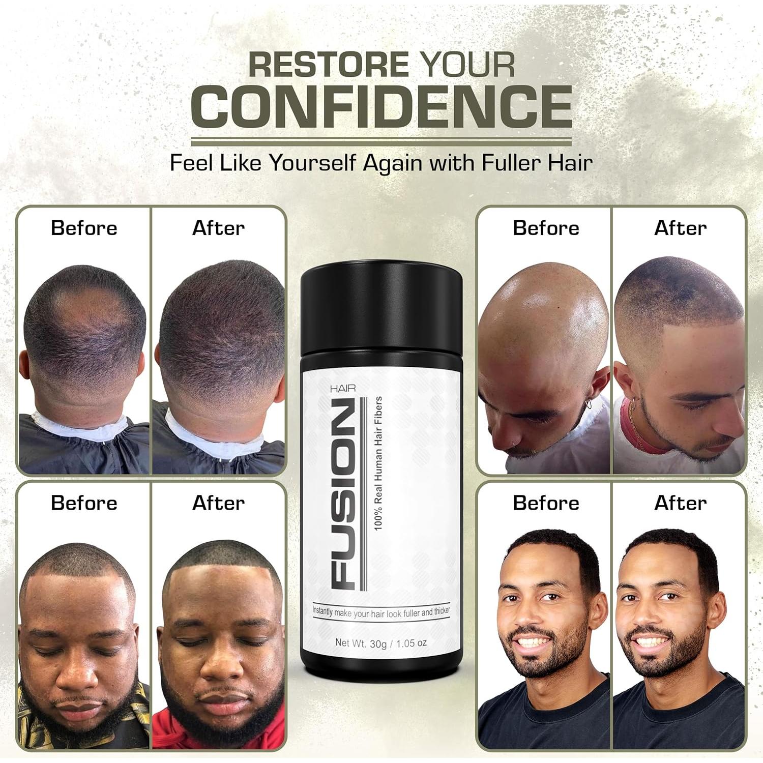 Fibras para Cabello Fino Oomph 30 g Voluminizador Negro