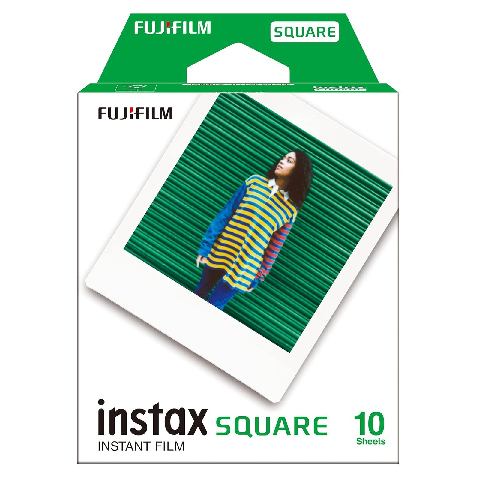 Película Instax Square Fujifilm - 10 Exposiciones Cuadradas