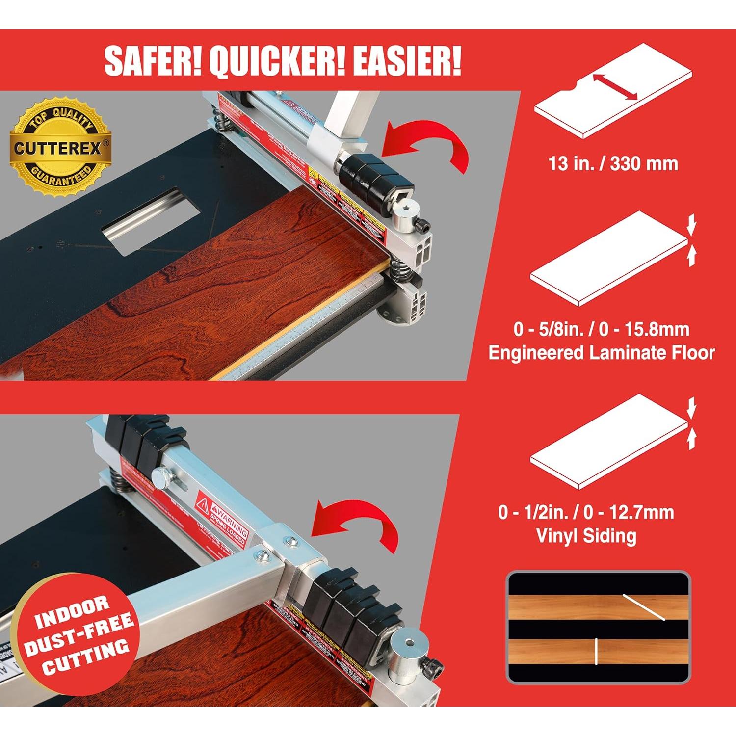 Cortadora de Suelo Laminado Cutterex BLC-330H 330mm Manual