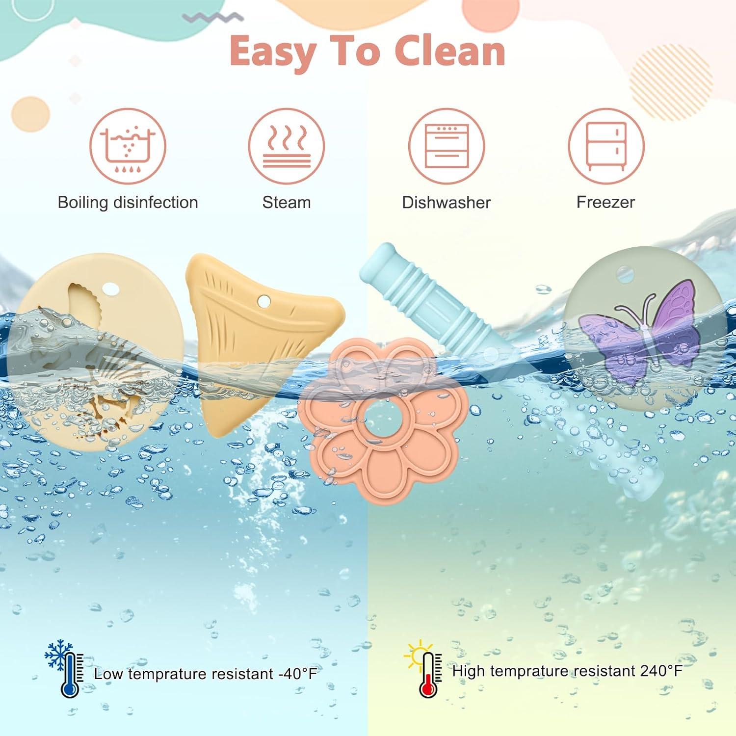 Collares Masticables Sensoriales MR.TIMELAG - Paquete de 5