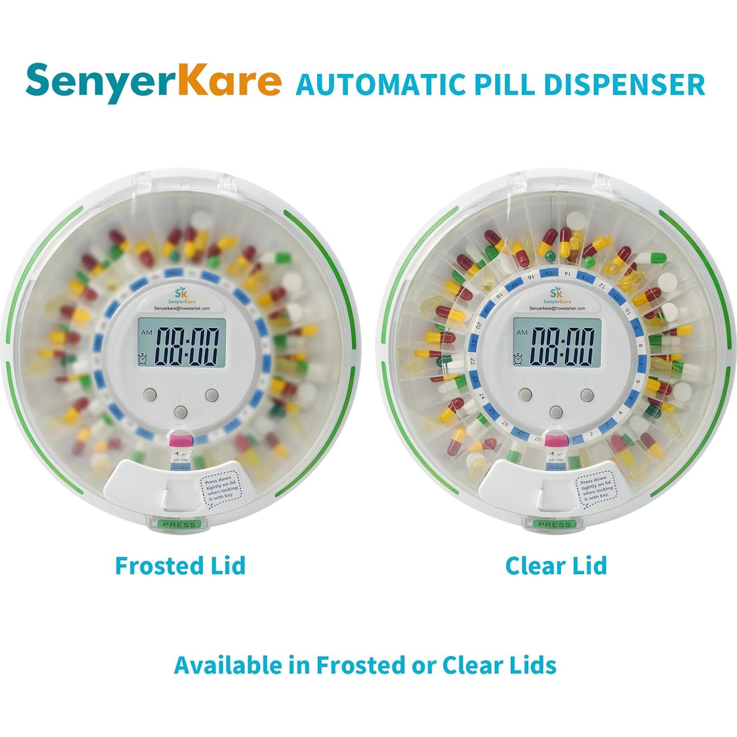 Dispensador Automático de Pastillas Senyerkare 28 Días 6 Dosis