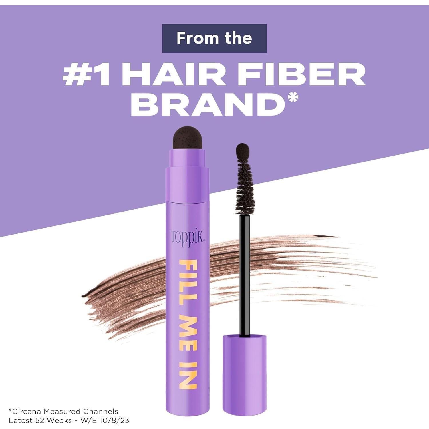 Rellenador de Línea Capilar Toppik 5g Negro - Estiliza Cabello