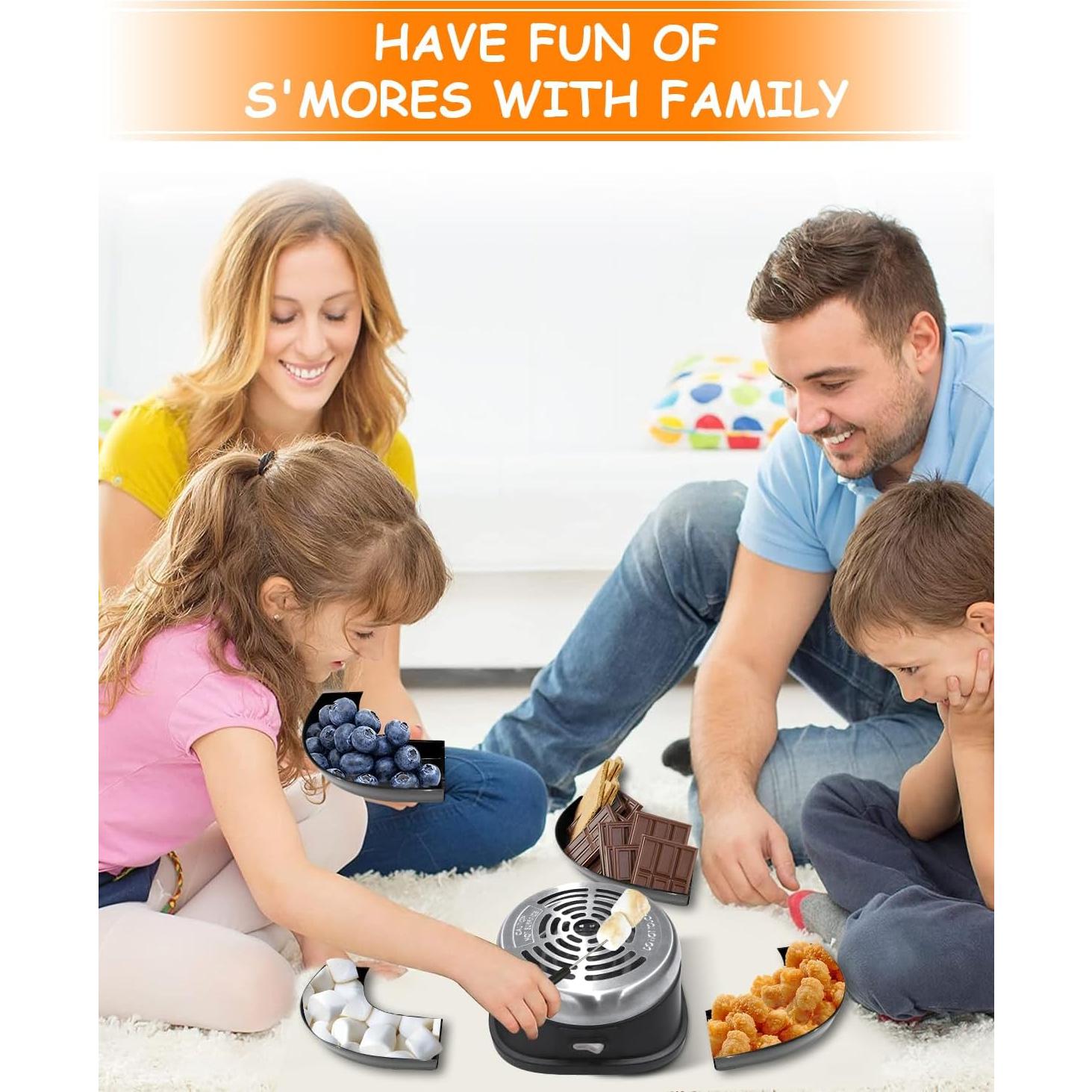 Kit de S'mores Eléctrico ORANLAN con Bandeja Desmontable