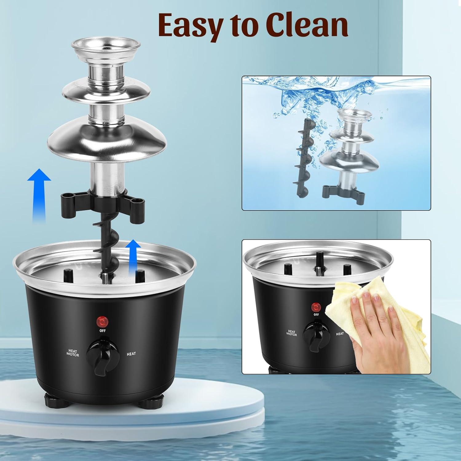 Fuente de Chocolate VAlinks 3 Niveles Acero Inoxidable