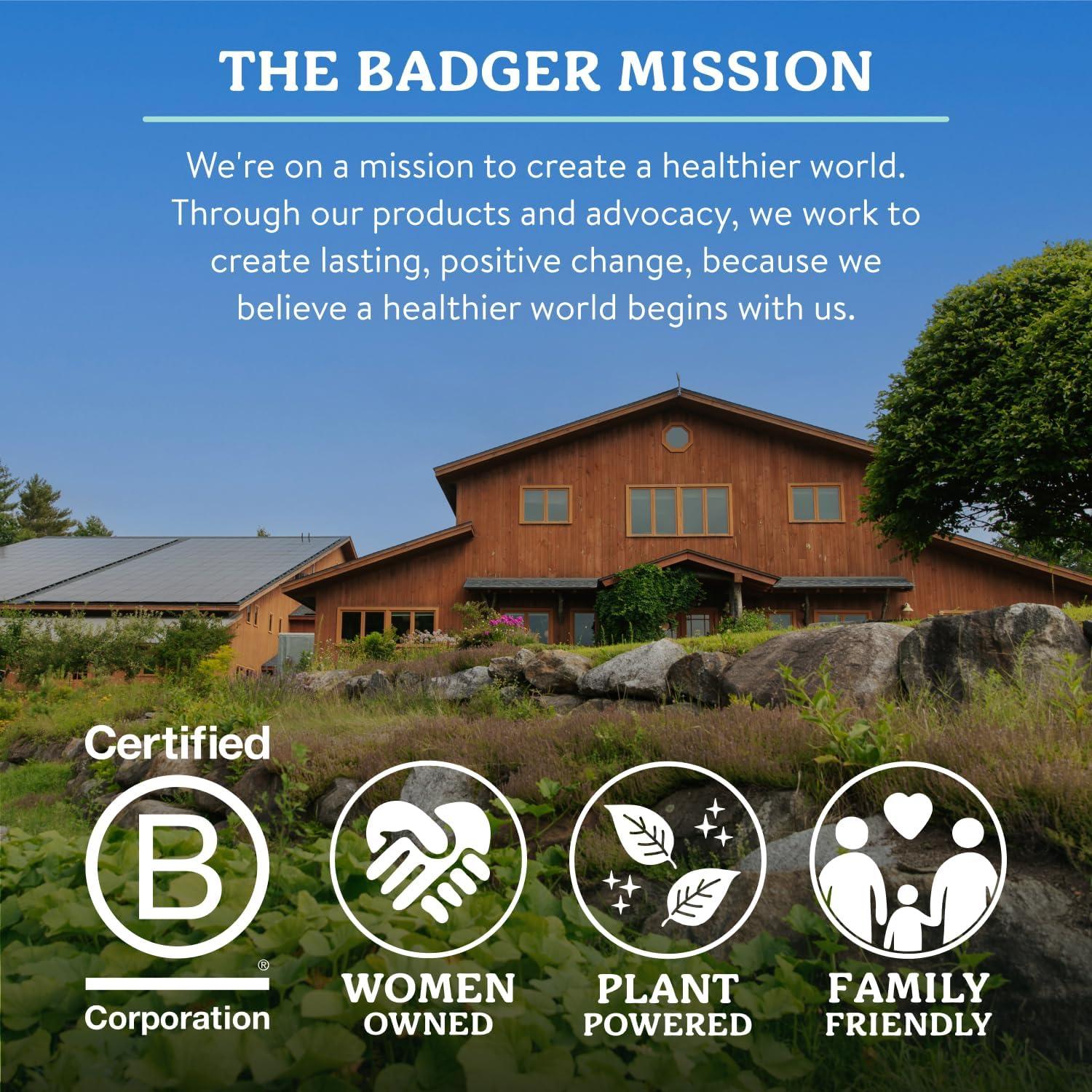 Aceite Corporal Badger Rosa 100% Orgánico 118 ml Hidratante