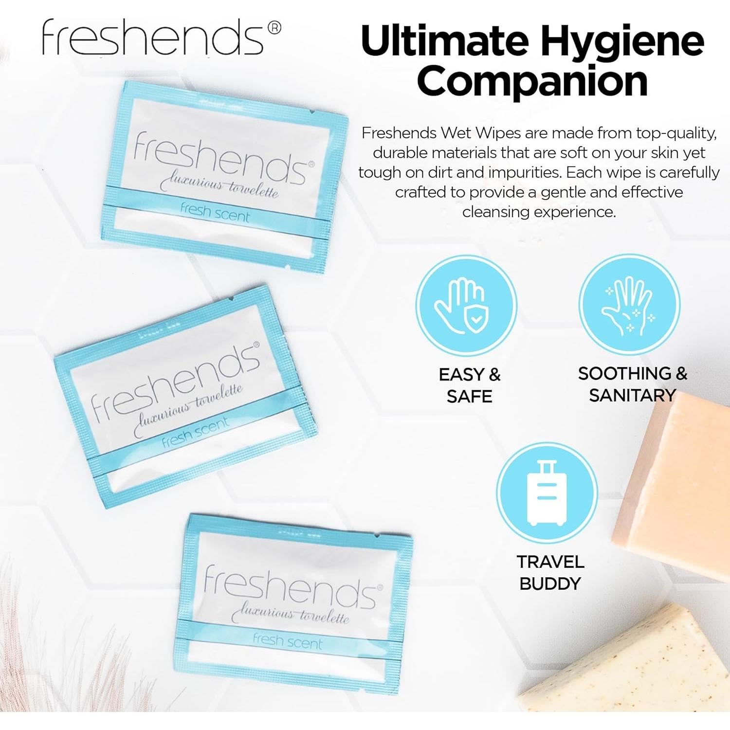 Toallitas Desechables Freshends 50 Unidades Azul Viaje