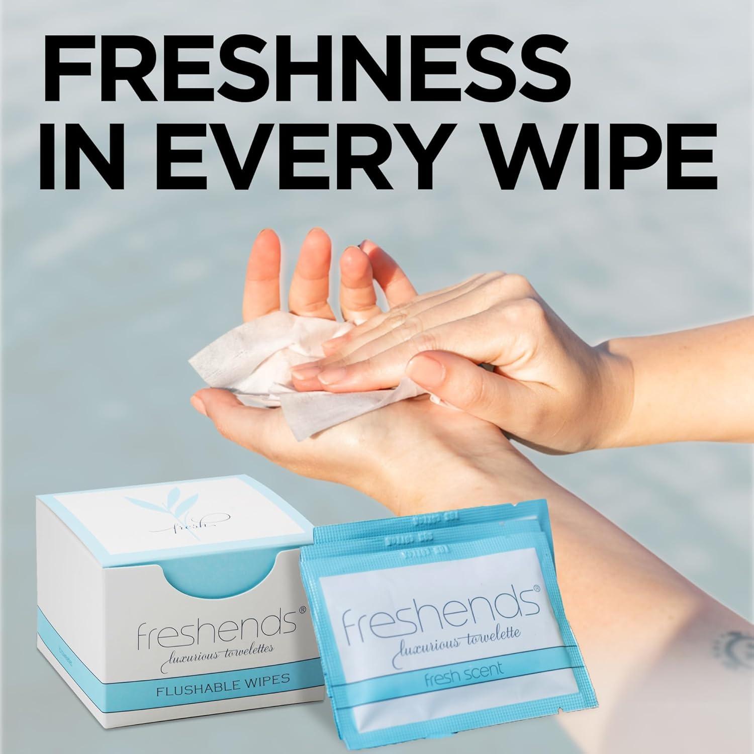 Toallitas Desechables Freshends 50 Unidades Azul Viaje