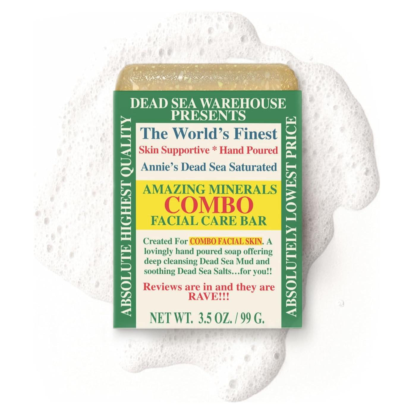 Barra de Jabón Facial Dead Sea Warehouse 99.22 g Sin Fragancia