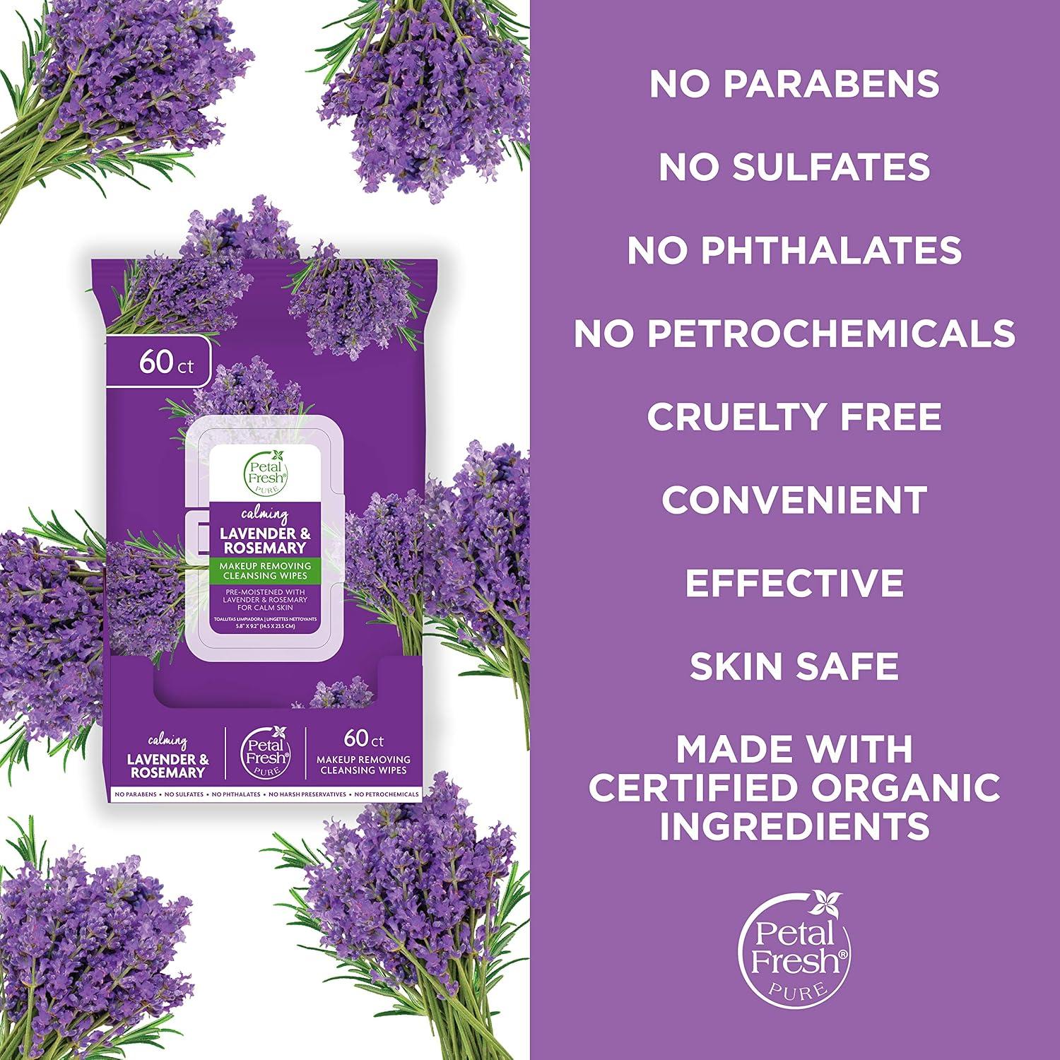 Toallitas Desmaquillantes Veganas Petal Fresh 60 Unidades