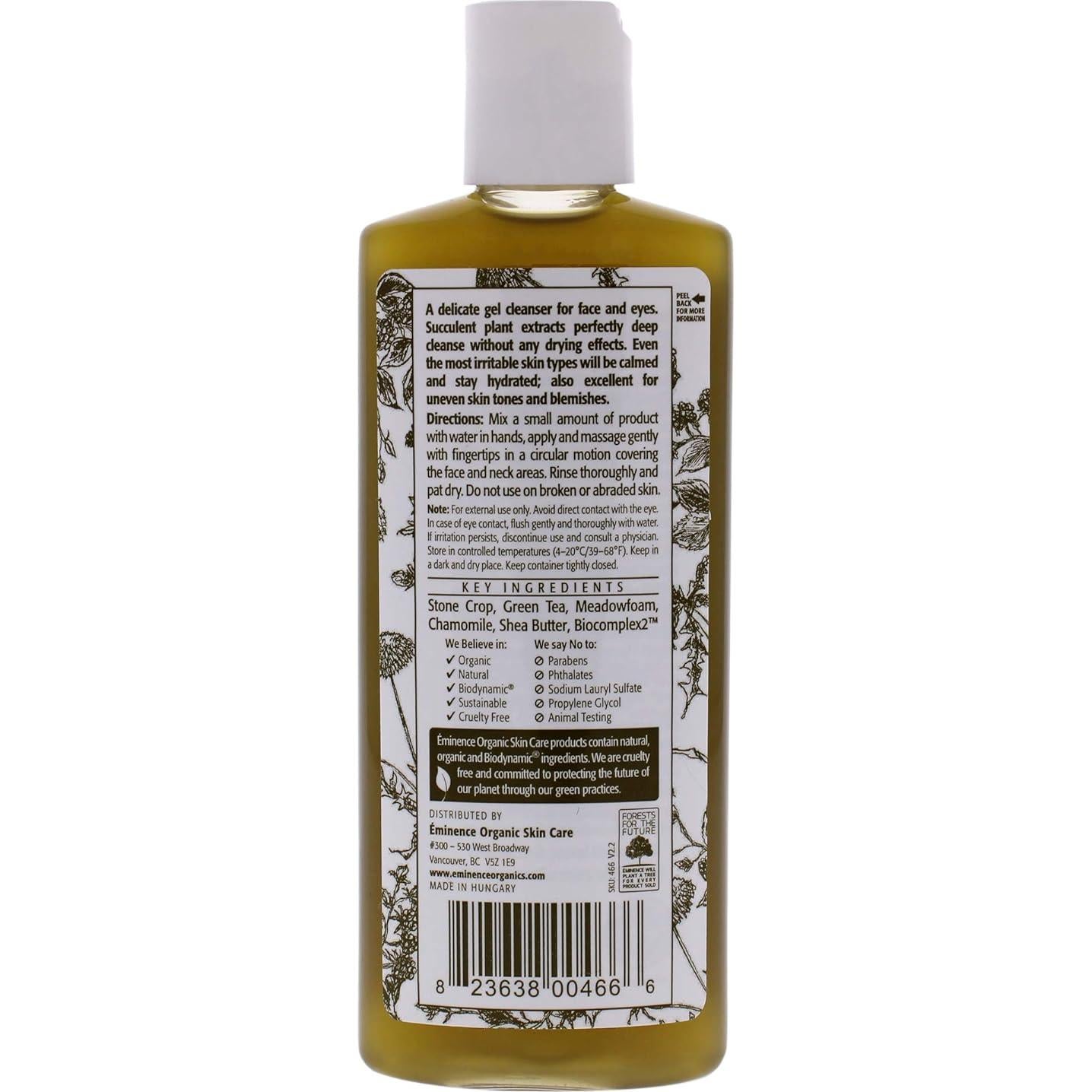 Gel Limpiador Orgánico Eminence 125 ml - Piel Sensible