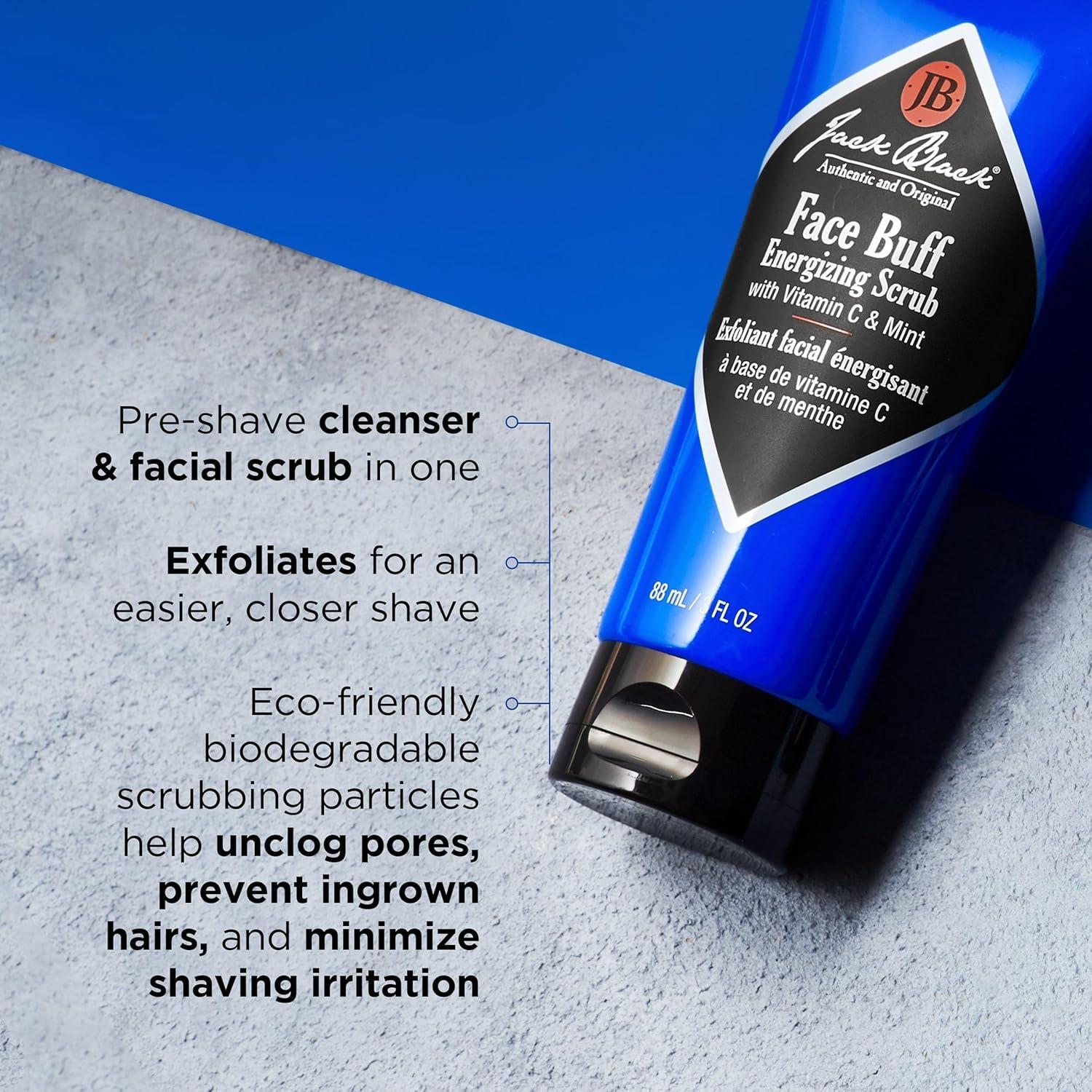 Exfoliante Facial Energizante Jack Black 90ml - Limpiador para Hombres