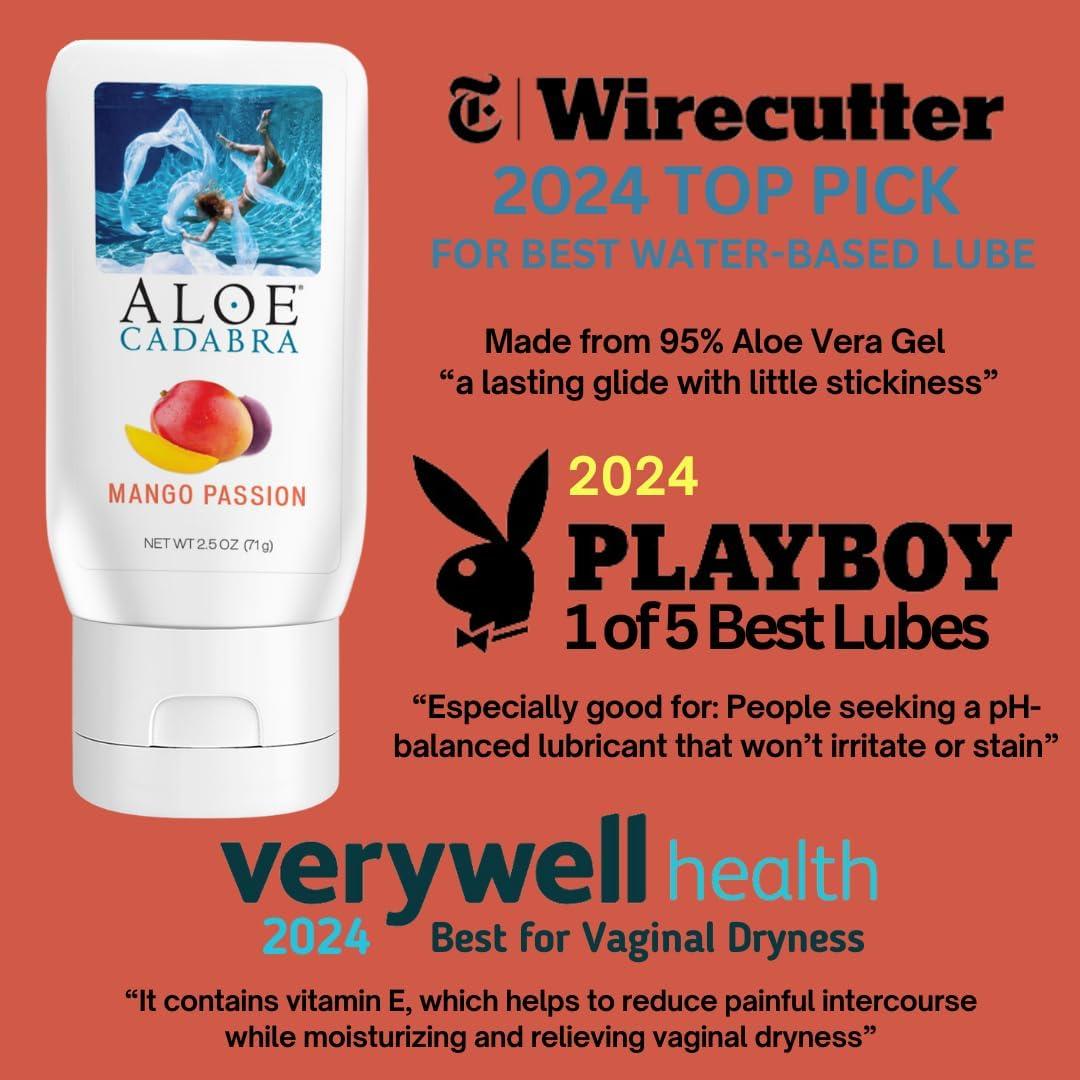 Lubricante Personal Orgánico Aloe Cadabra Mango Pasión 70g