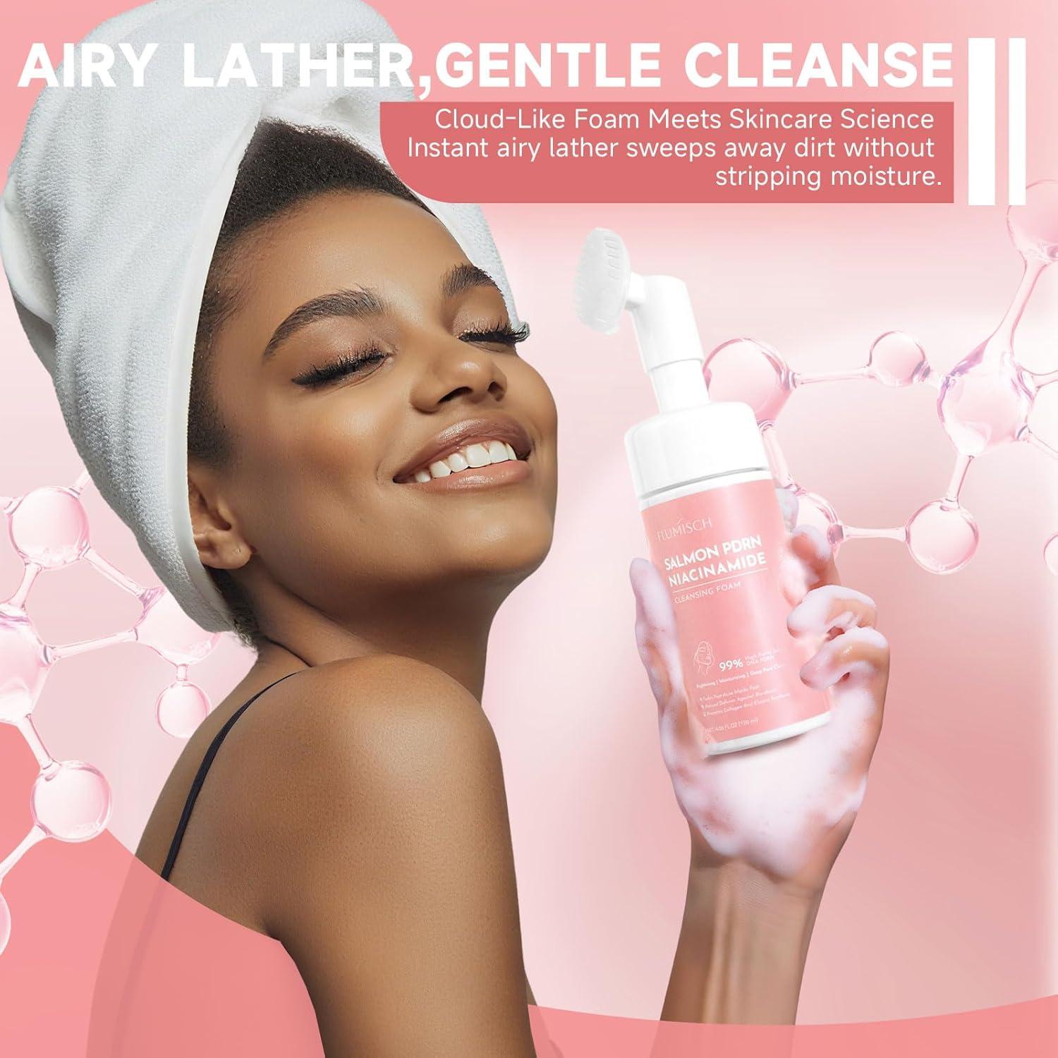 Limpiador Facial PDRN FluMisch 120g - ADN de Salmón Hidratante