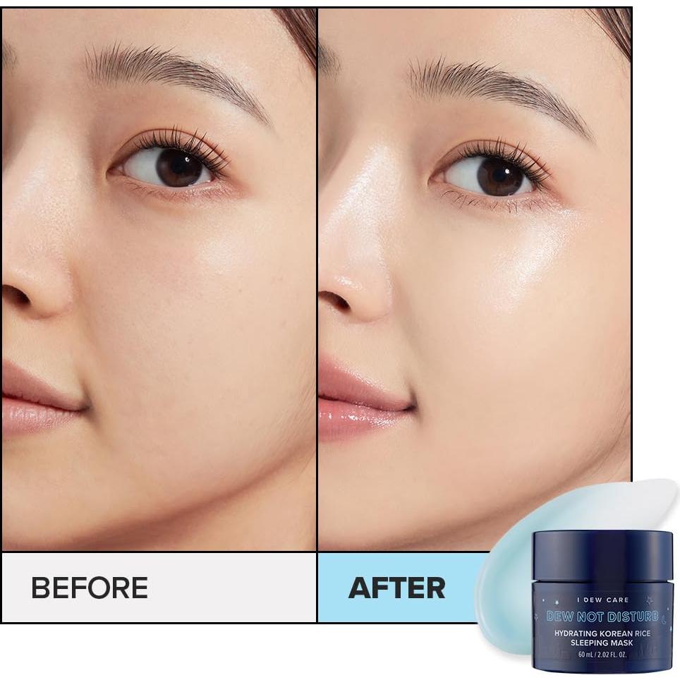 Mascarilla Nocturna I DEW CARE 60 ml - Hidratante Piel de Cristal