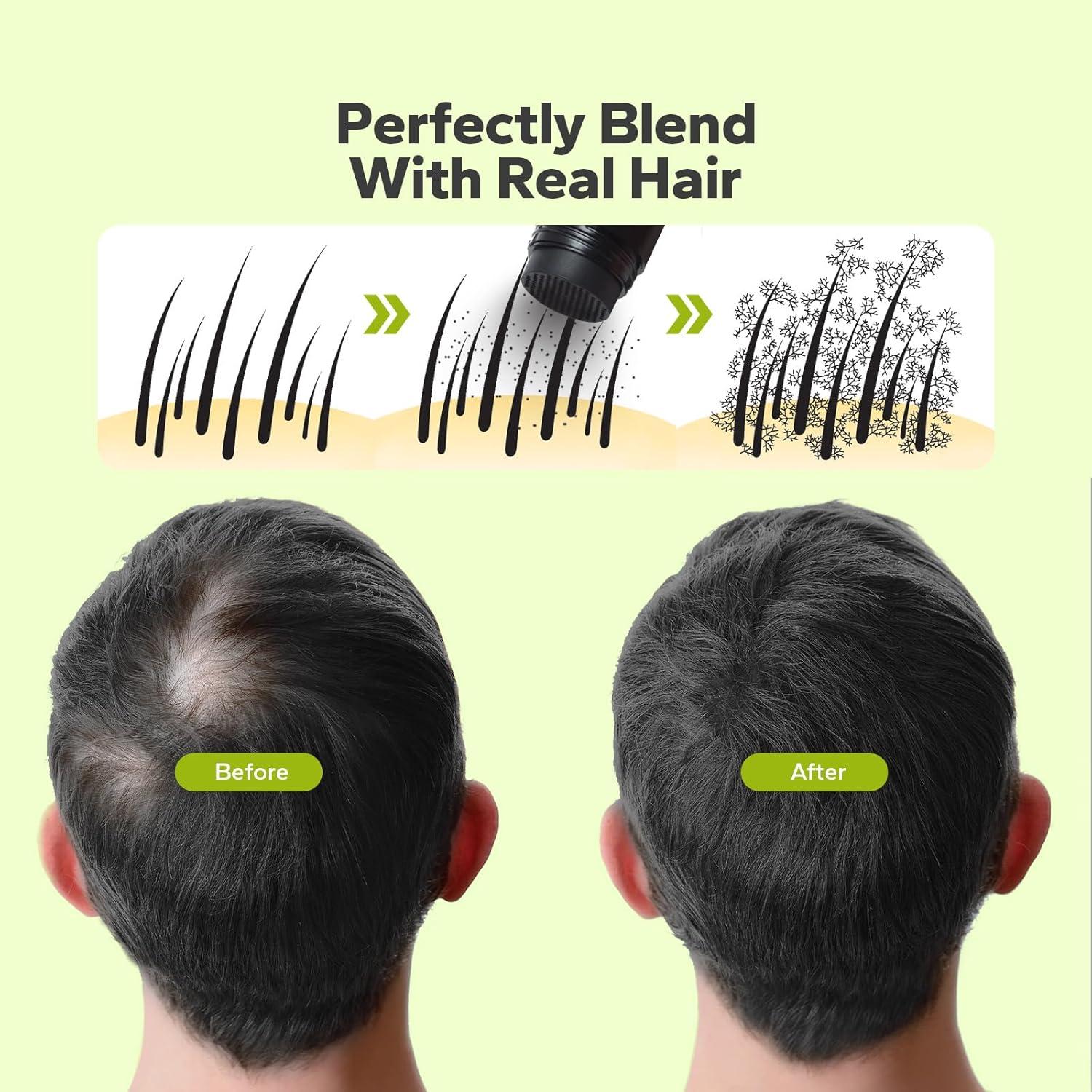 Polvo de Fibra Capilar StyleShark 28g Negro Volumen Instantáneo