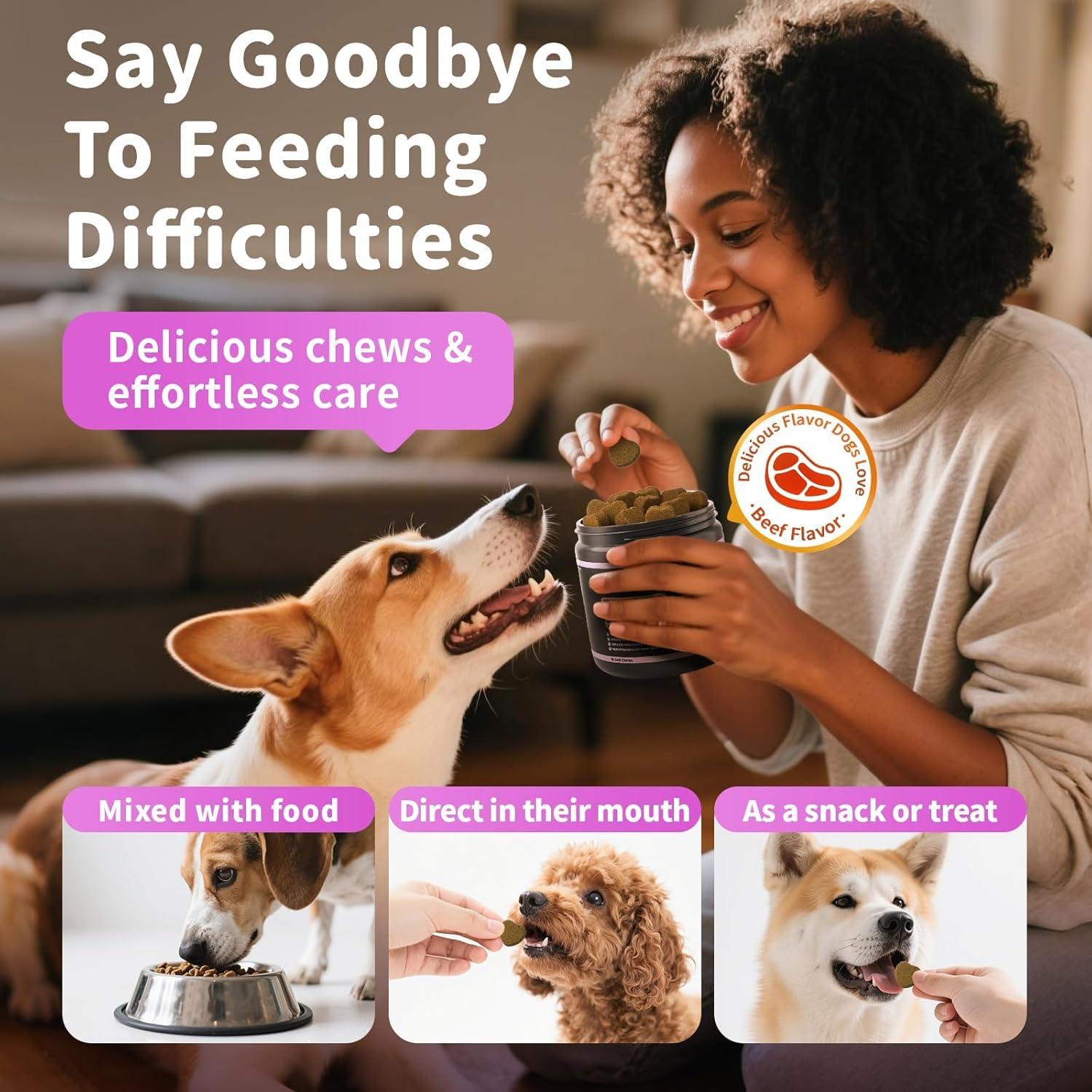 Suplemento para Perros POPPAW - Alivio Picazón Piel 90 Unidades