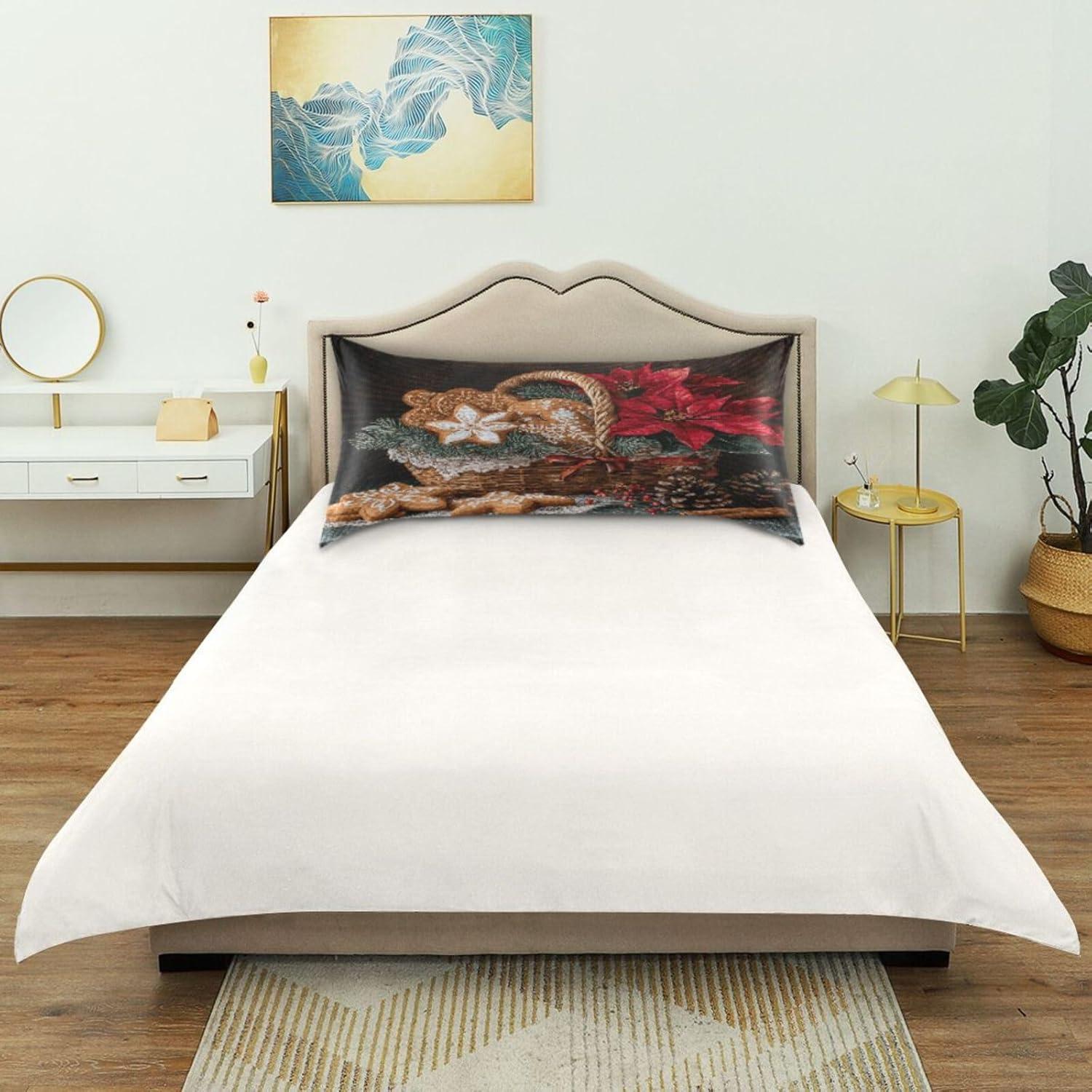 Funda de Almohada de Seda Lgplefti 66x51cm Multicolor Suave