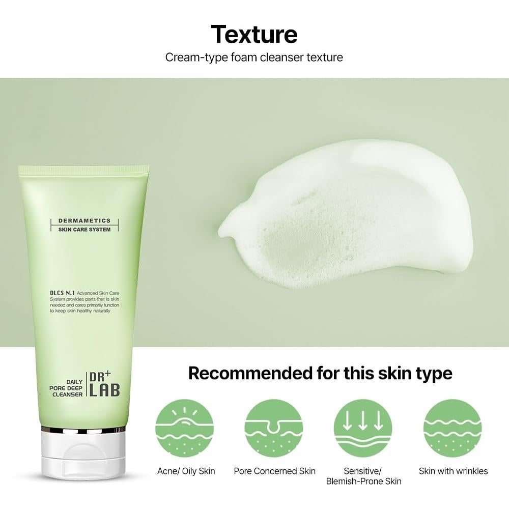 Limpiador Profundo de Poros Diario DR+LAB 10ml Espuma Hidratante