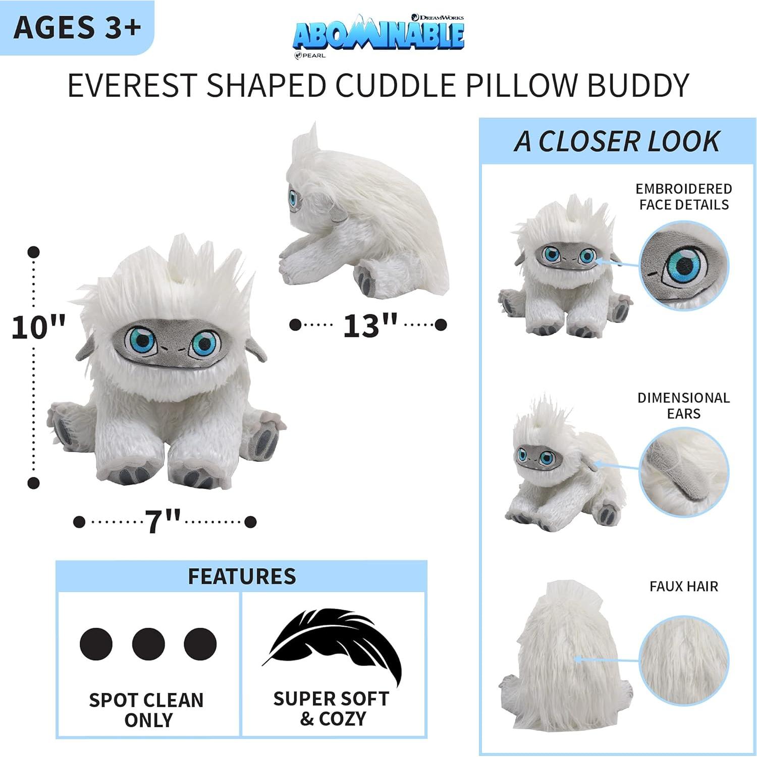Almohada de Abrazo Yeti Abominable Franco Kids 33x25 cm