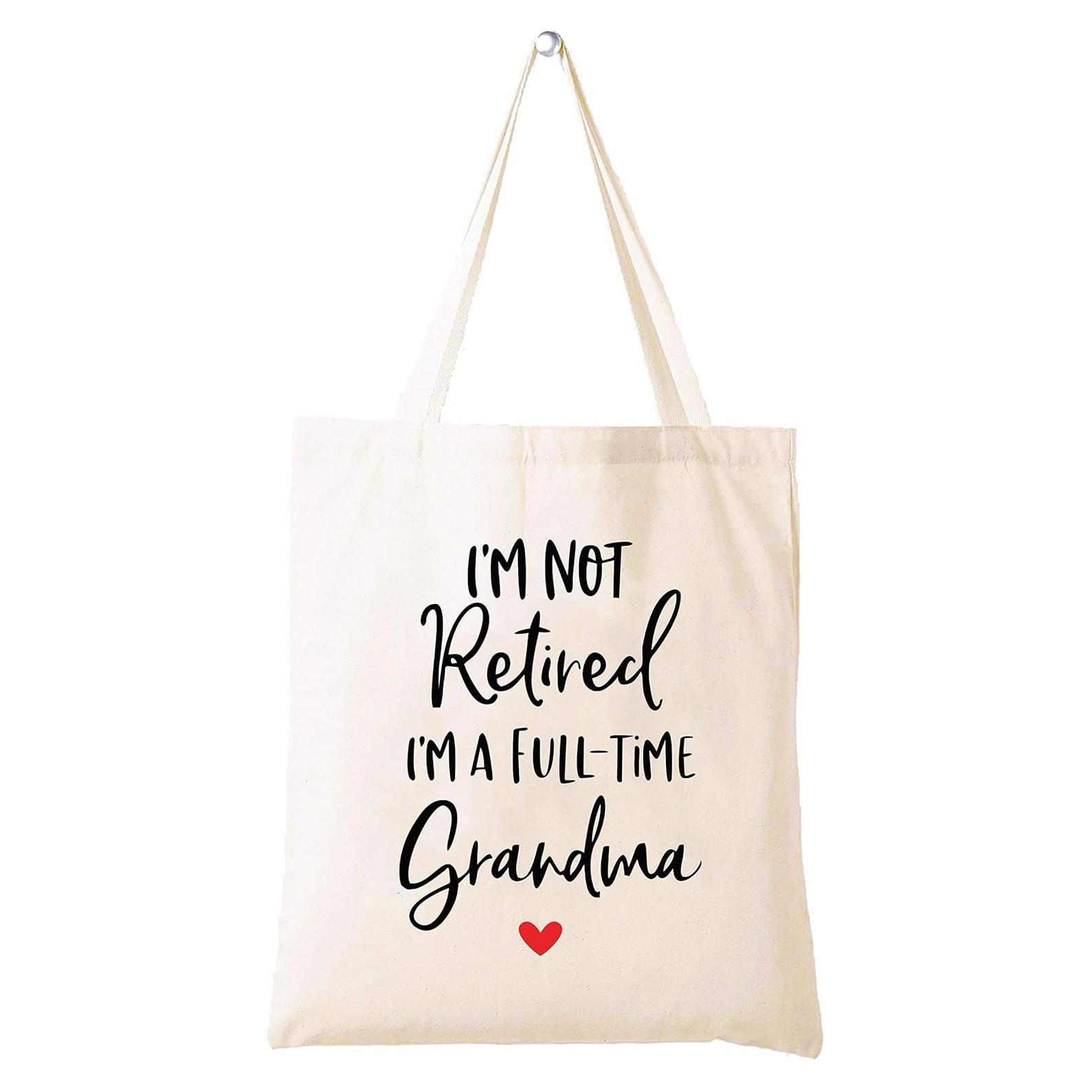 Bolsa Tote LIBIHUA 40.1x34.3cm Lona Beige Abuela