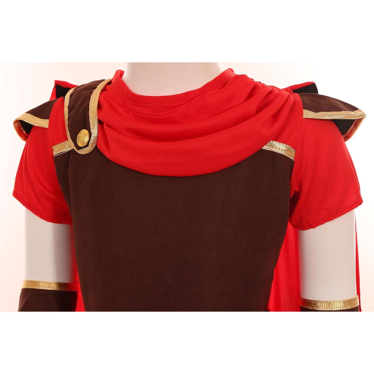 Disfraz de Guerrero Romano Medieval para Niños - 5 Tamaños