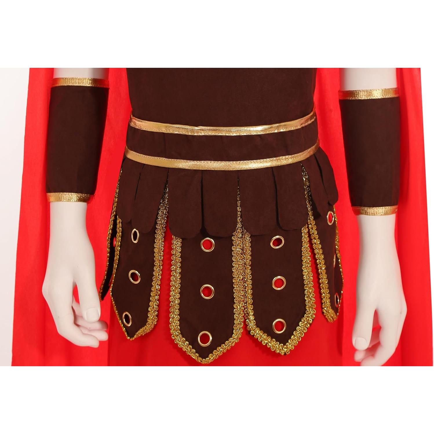 Disfraz de Guerrero Romano Medieval para Niños - 5 Tamaños