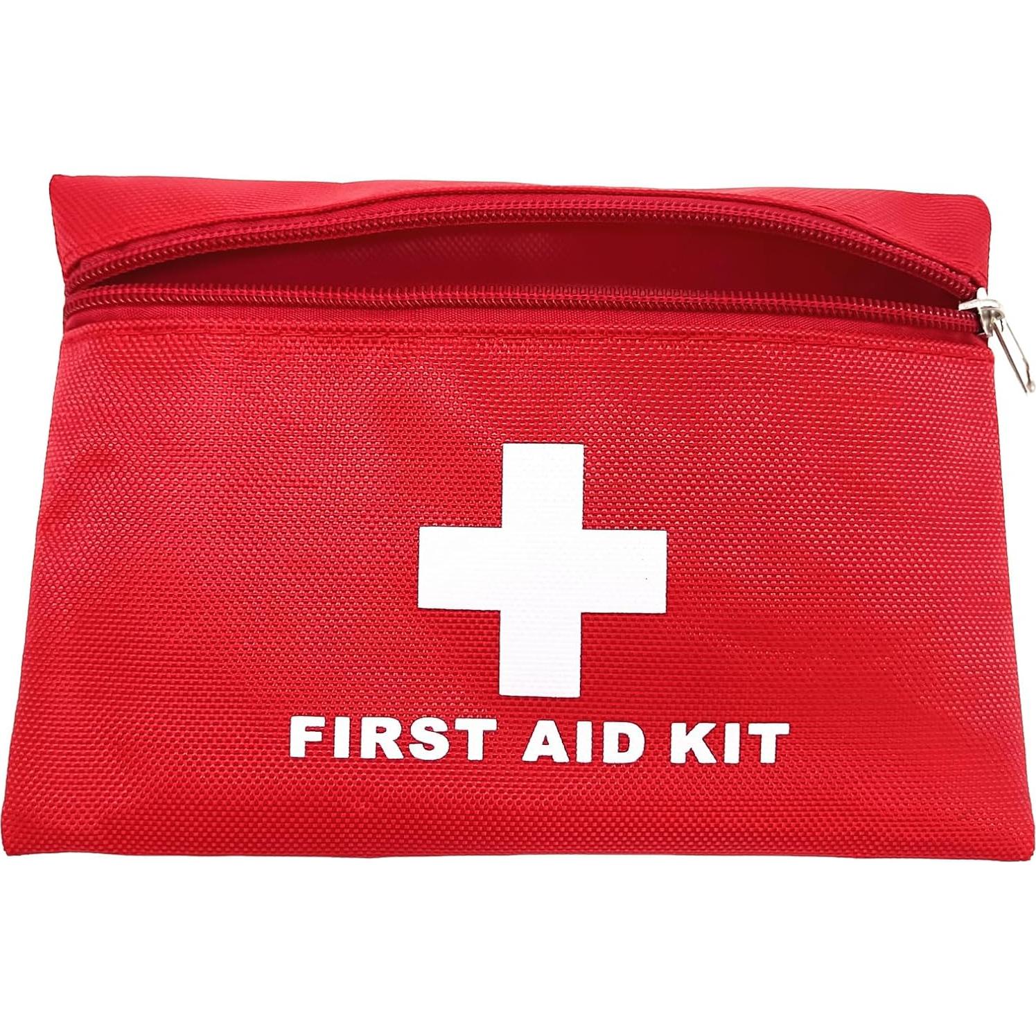 Bolsa de Primeros Auxilios Vacía Jipemtra Roja 20x14 cm