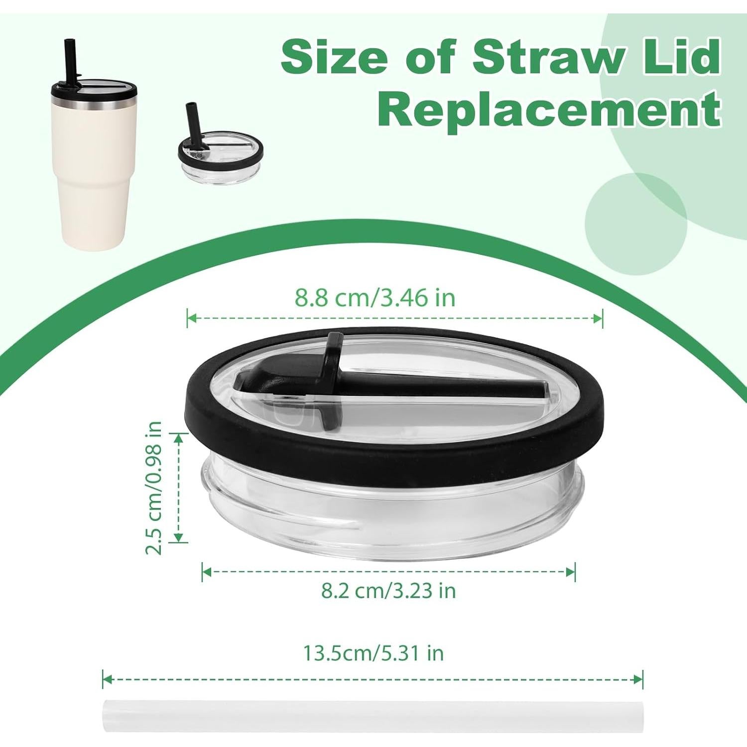 Tapa de Reemplazo para Vaso Stanley Quencher 20 oz - 2 PCS