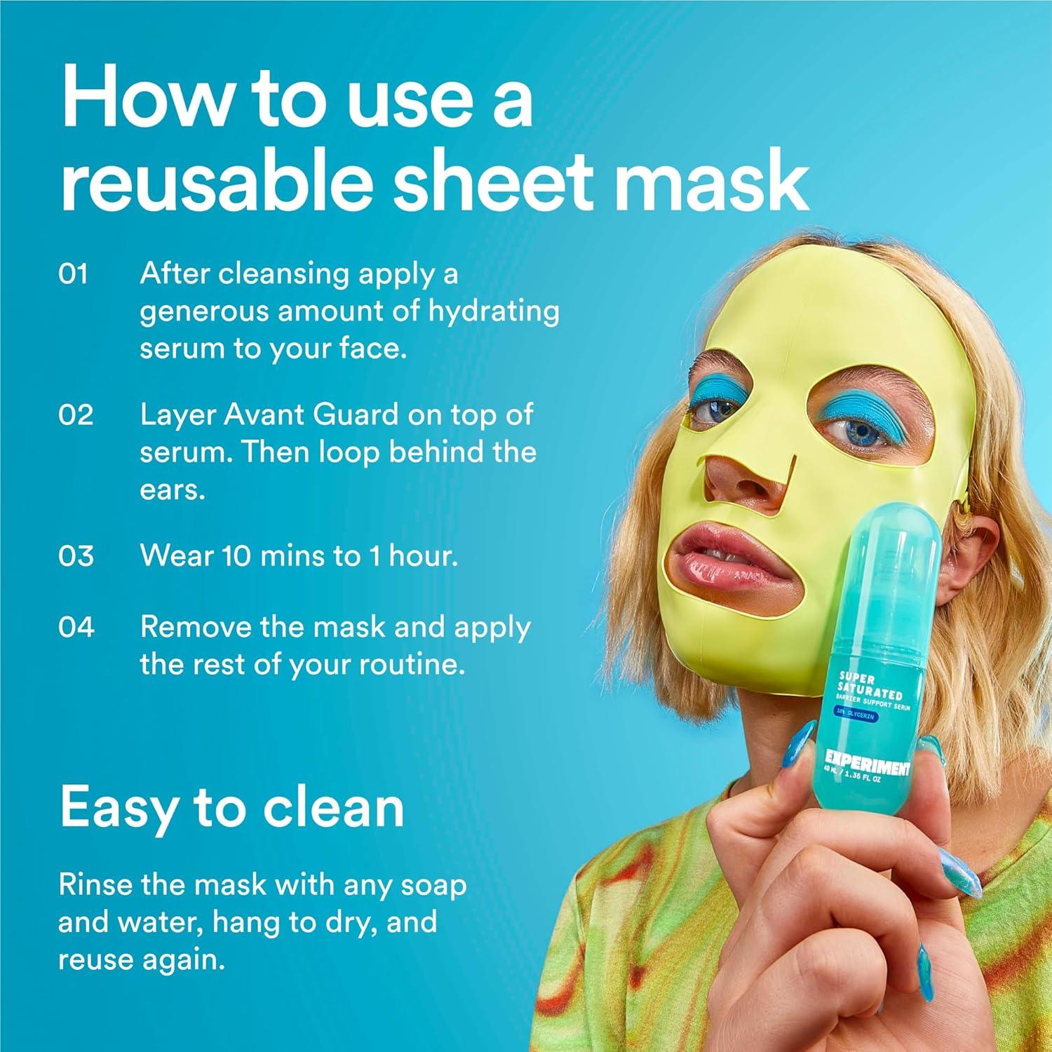 Mascarilla de Hoja de Silicona Reutilizable Avant Guard - Unisex